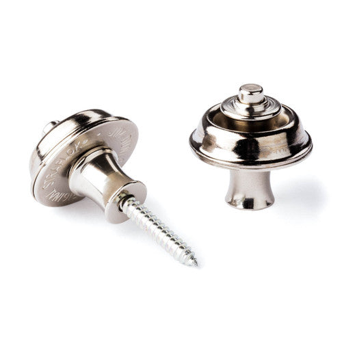 STRAPLOK® STRAP RETAINERS ORIGINAL - NICKEL - Metronome Music Inc.