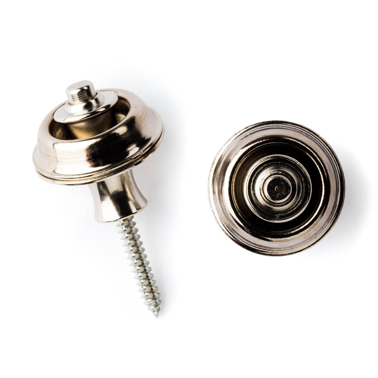 STRAPLOK® STRAP RETAINERS ORIGINAL - NICKEL - Metronome Music Inc.