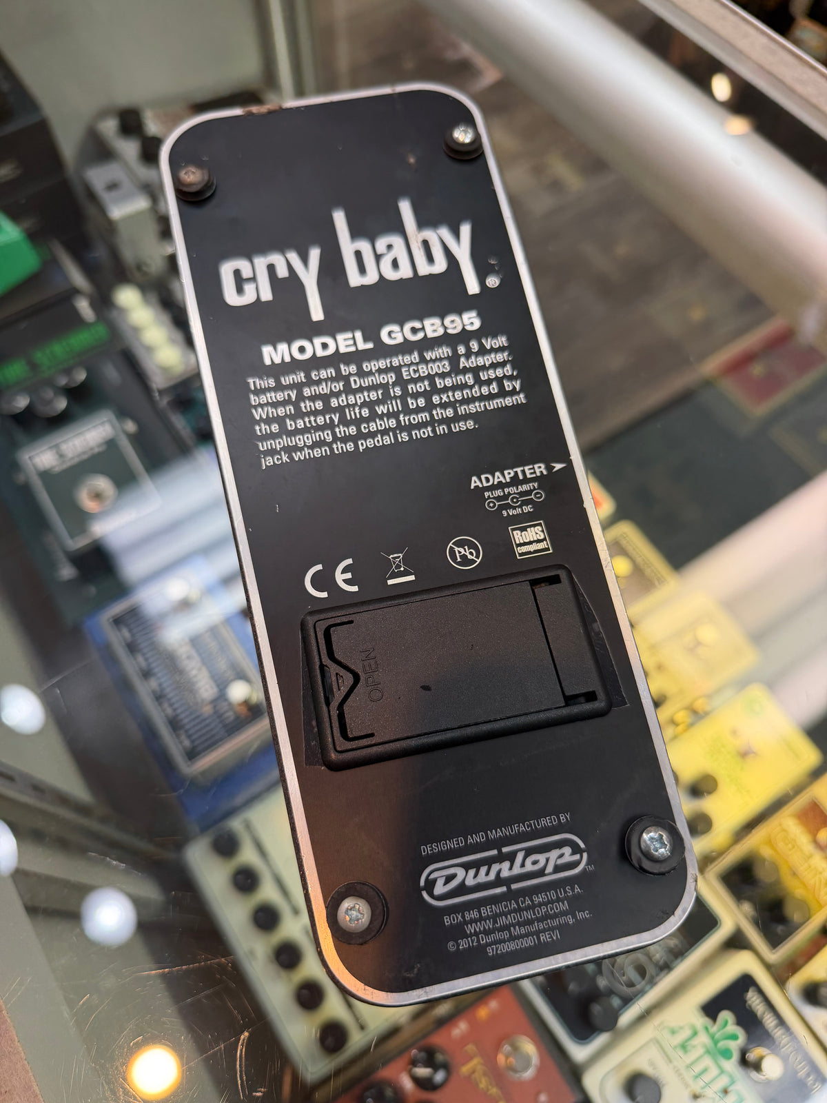 Dunlop GCB95 Cry Baby Standard Wah (Used)