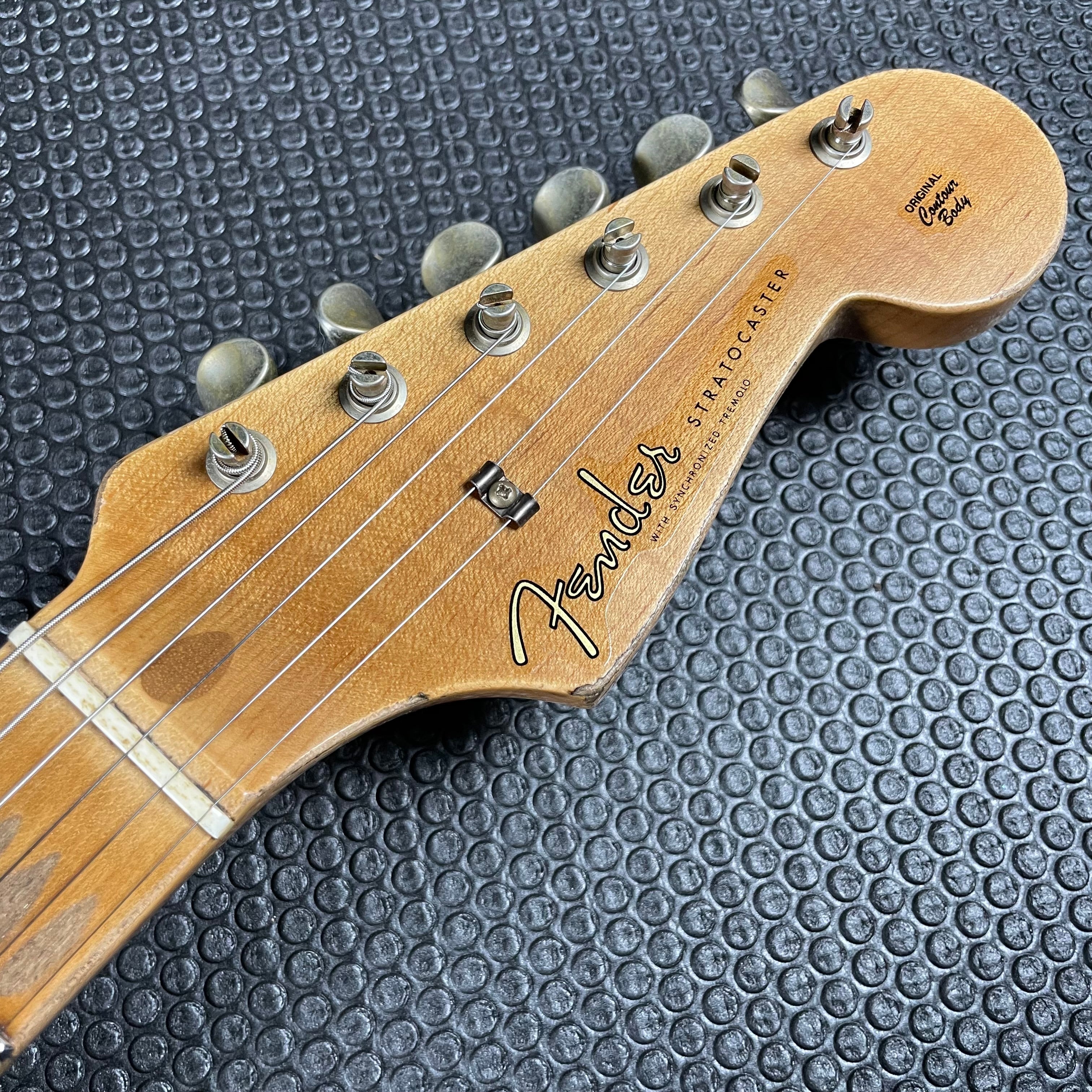 Fender Custom Shop 1958 Stratocaster, Heavy Relic-Faded Aged Candy Apple Red - Metronome Music Inc.
