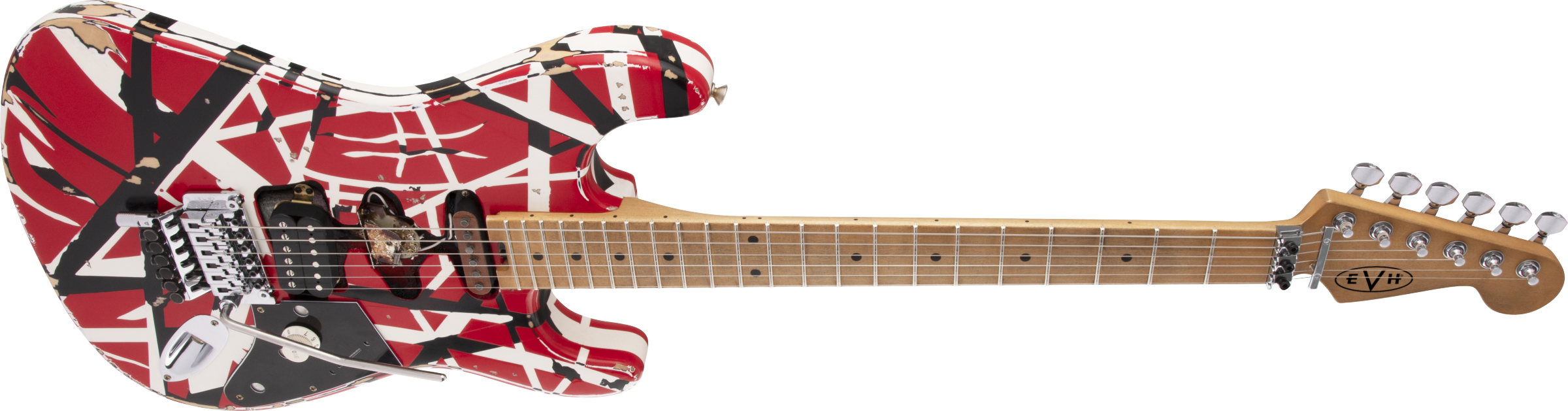 EVH Striped Series Frankenstein Relic - Red/Black/White (ETA 11/26/25)