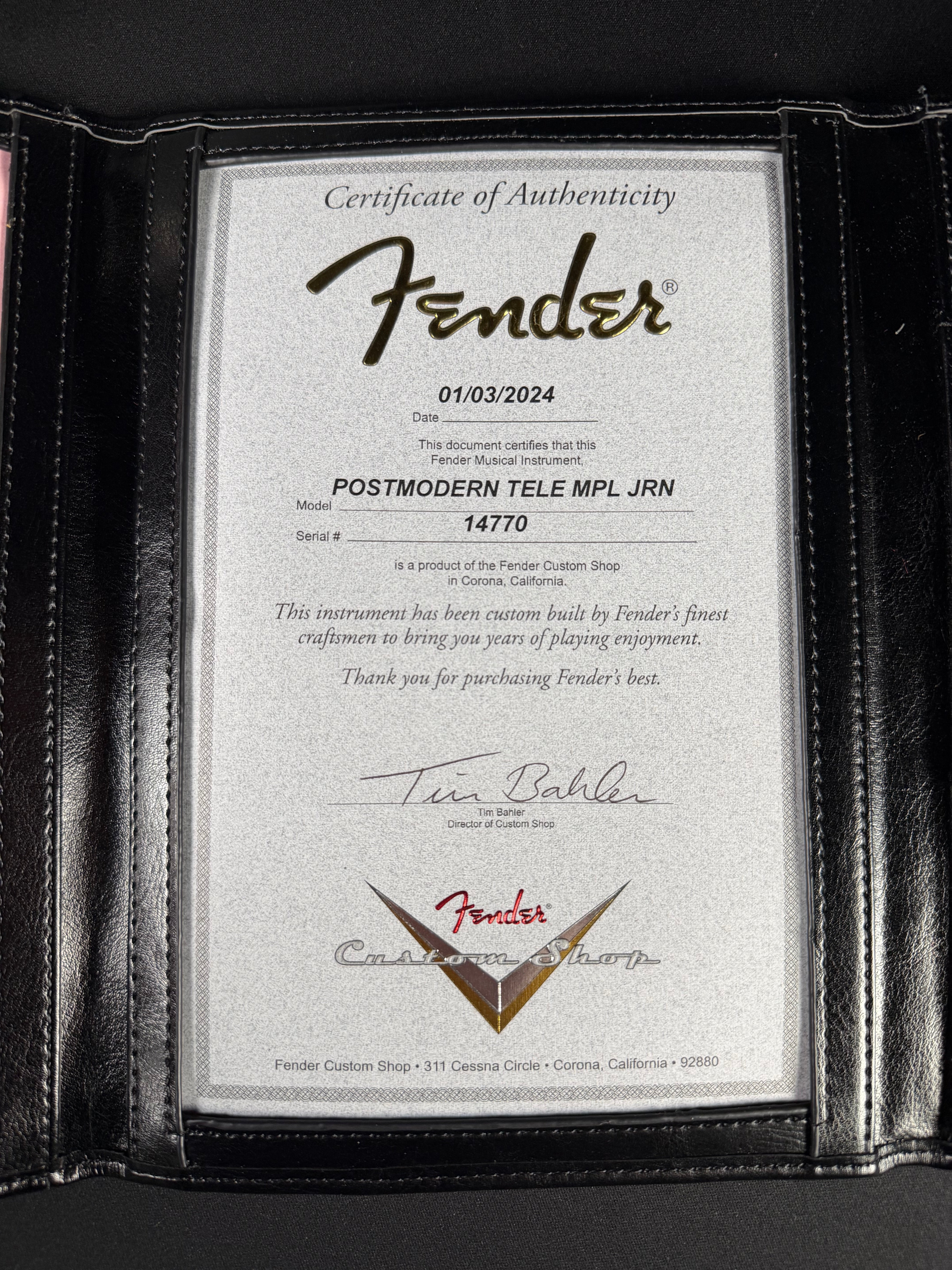 Fender Custom Shop Postmodern Telecaster Journeyman - Wide Fade 2-Color Sunburst