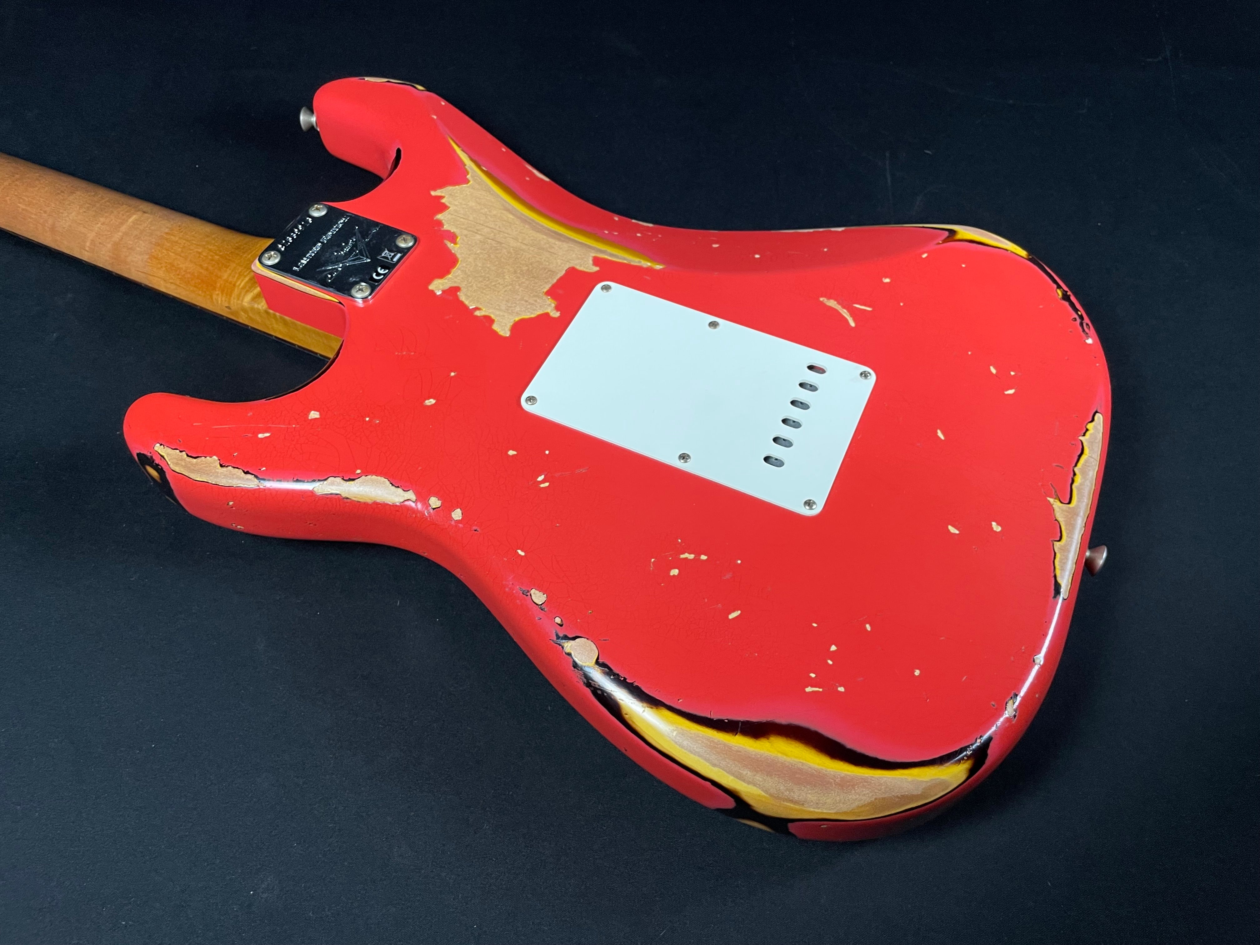 Fender Custom Shop Limited Edition '61 Stratocaster Heavy Relic- Aged Fiesta Red over 3TSB