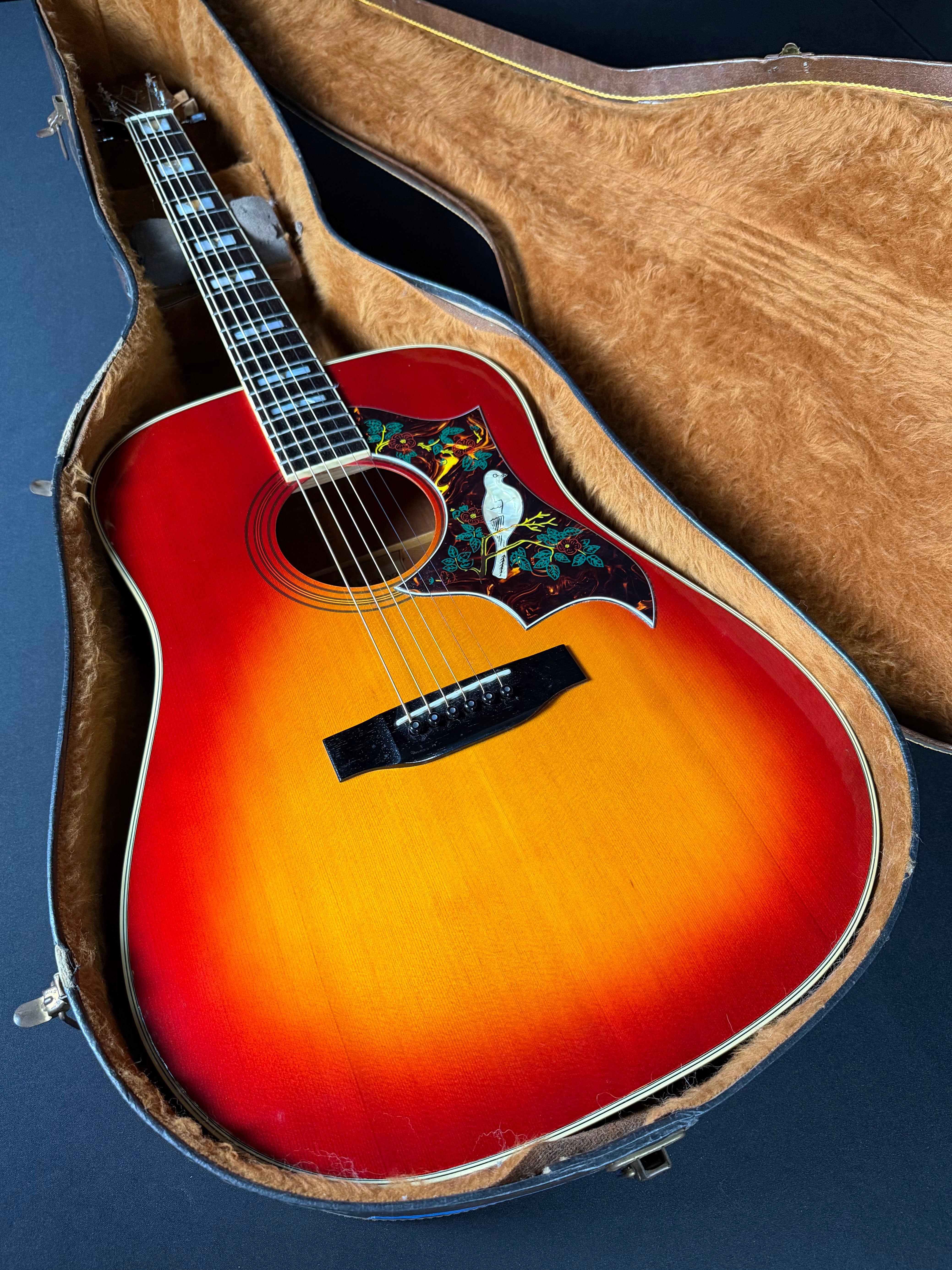 Alvarez 5024 Dove w/ Case Cherry Sunburst (1970’s)