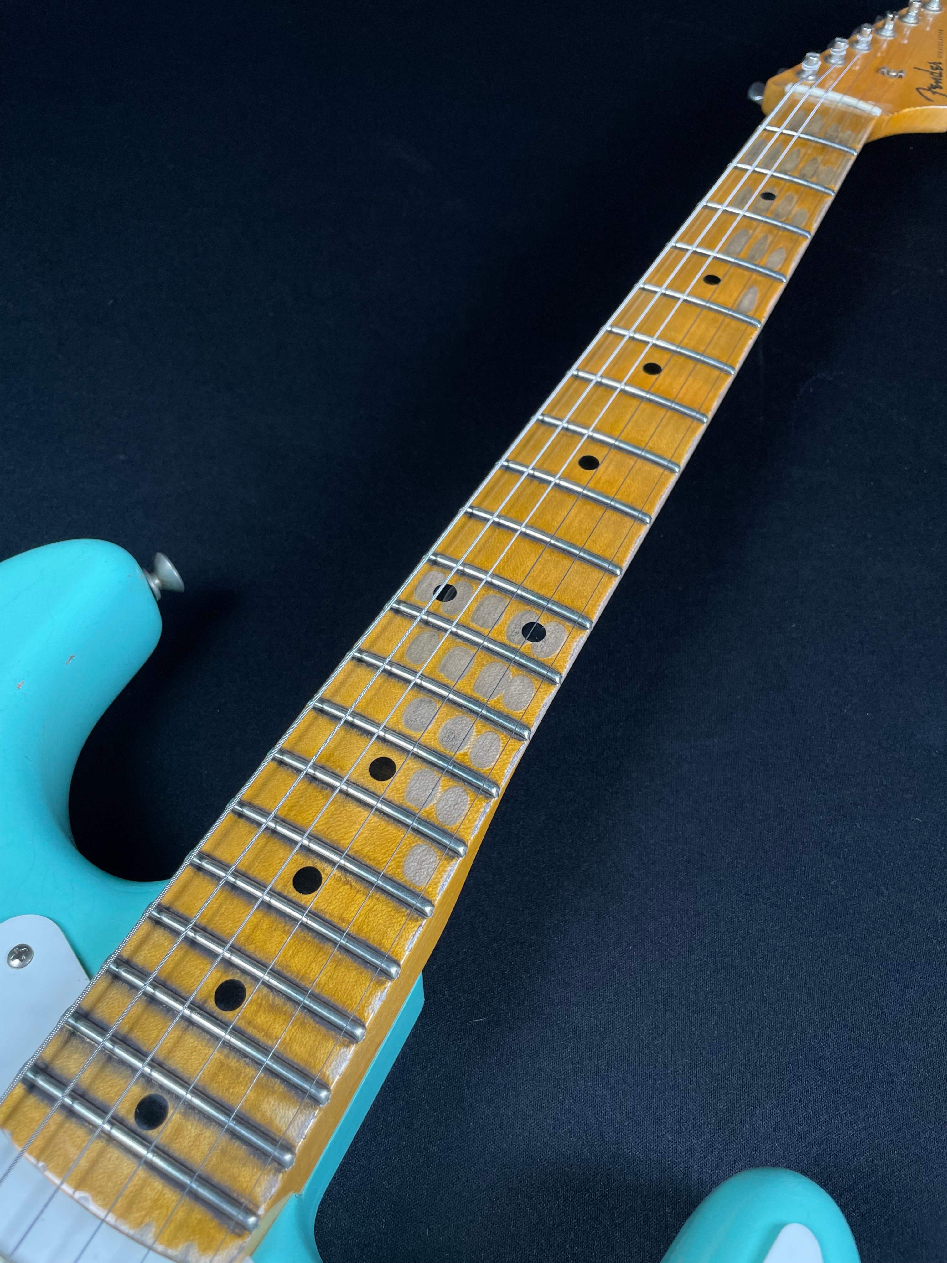 Fender Custom Shop Limited Edition Fat '50s Strat Relic - Super Faded Aged Sea Foam Green