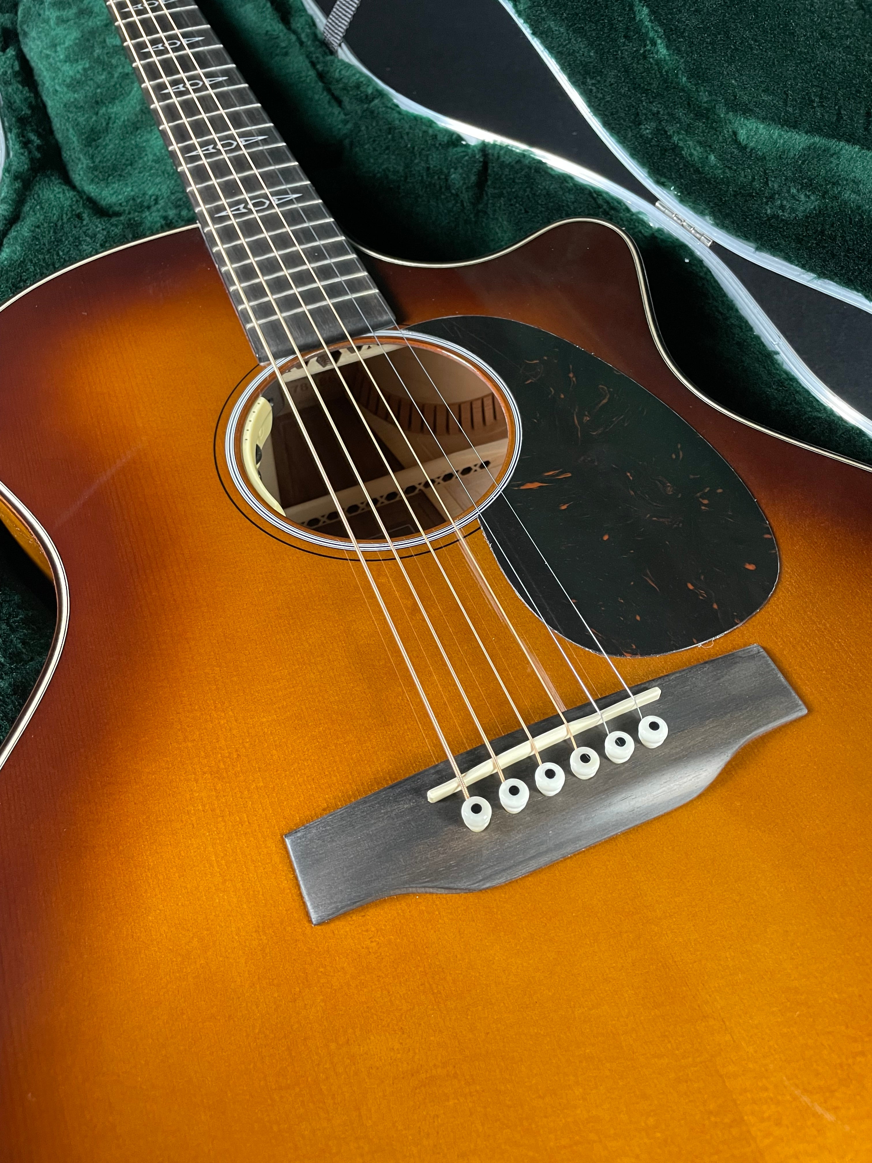 Martin GPCE Inception Maple w/Hardshell Case - Amber Fade Sunburst (2025)