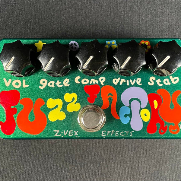 Zvex Fuzz Factory - Green Hand Painted (2008)