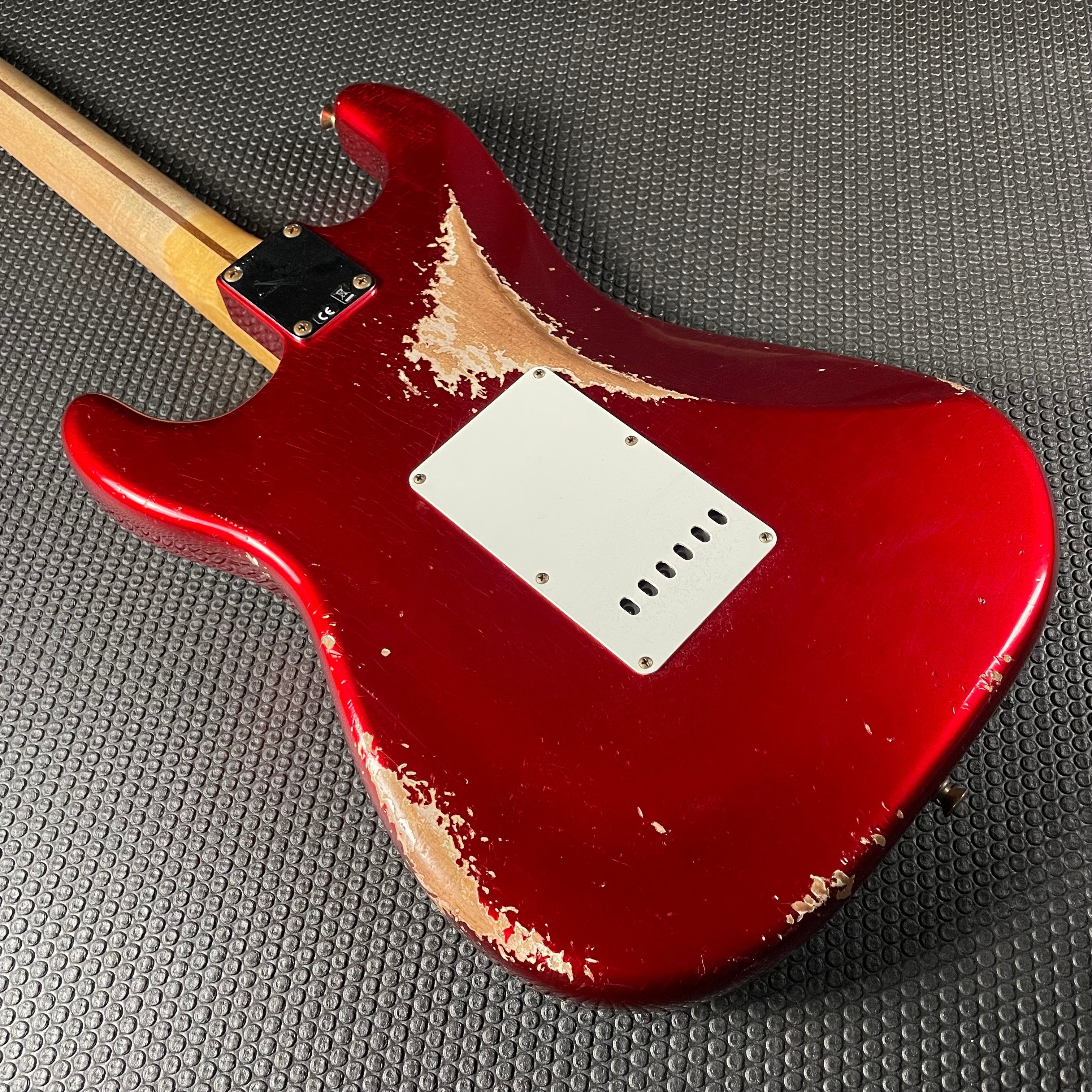 Fender Custom Shop 1958 Stratocaster, Heavy Relic-Faded Aged Candy Apple Red - Metronome Music Inc.
