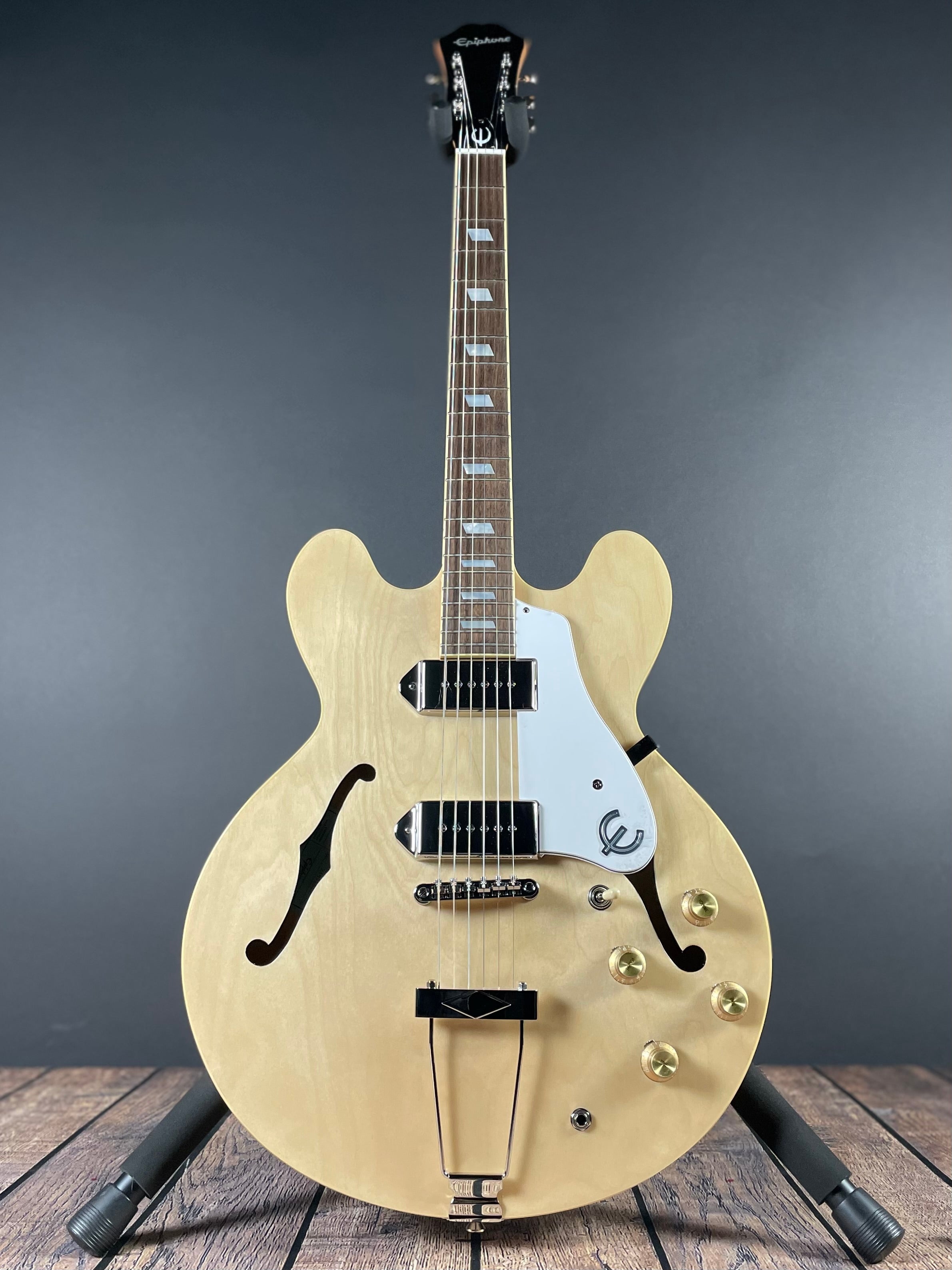 Epiphone Casino w/Gig Bag - Natural - Metronome Music Inc.