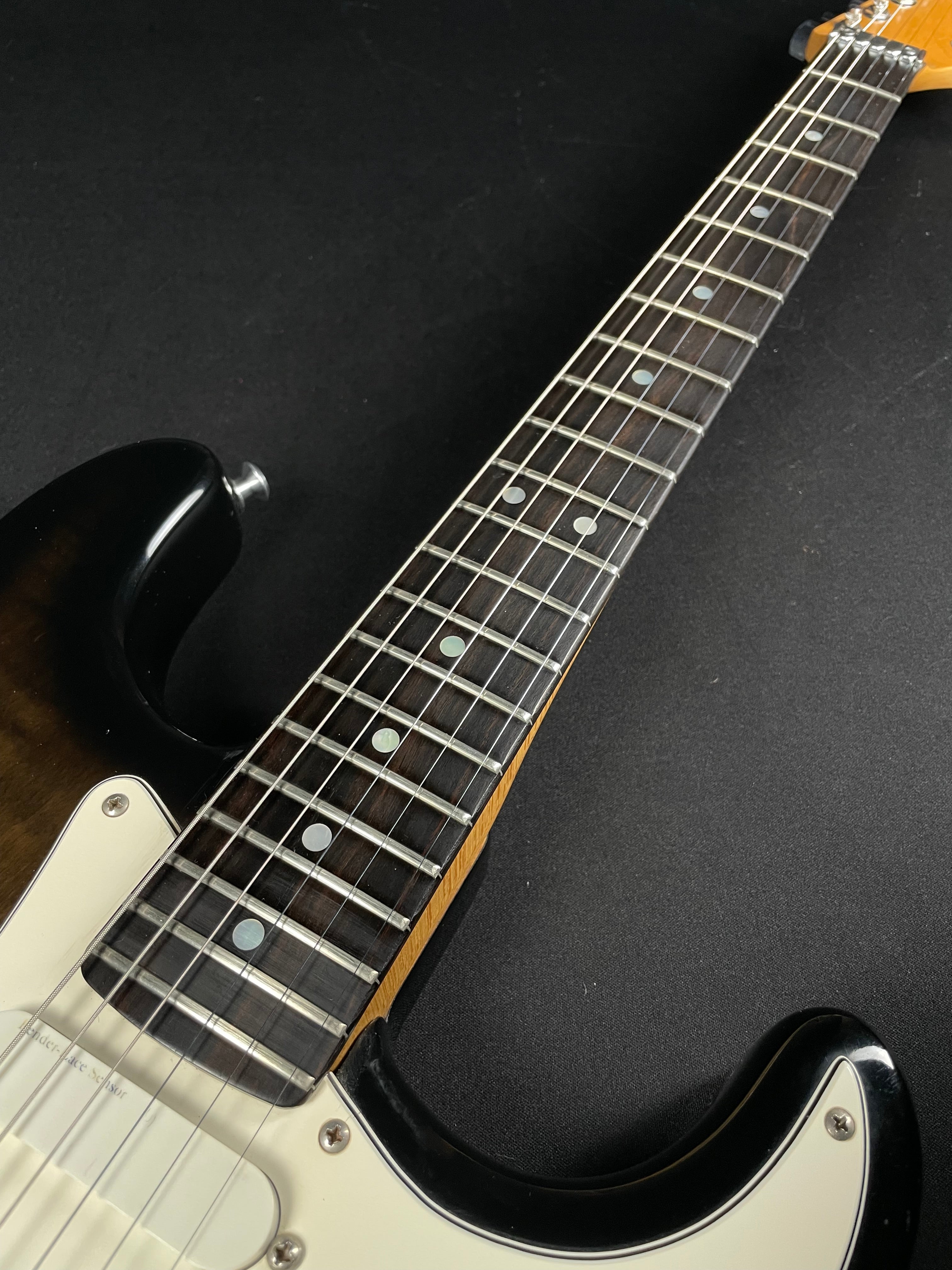 Fender Strat Plus Ultra w/OHSC - Ebony Burst (1991) - Metronome Music Inc.