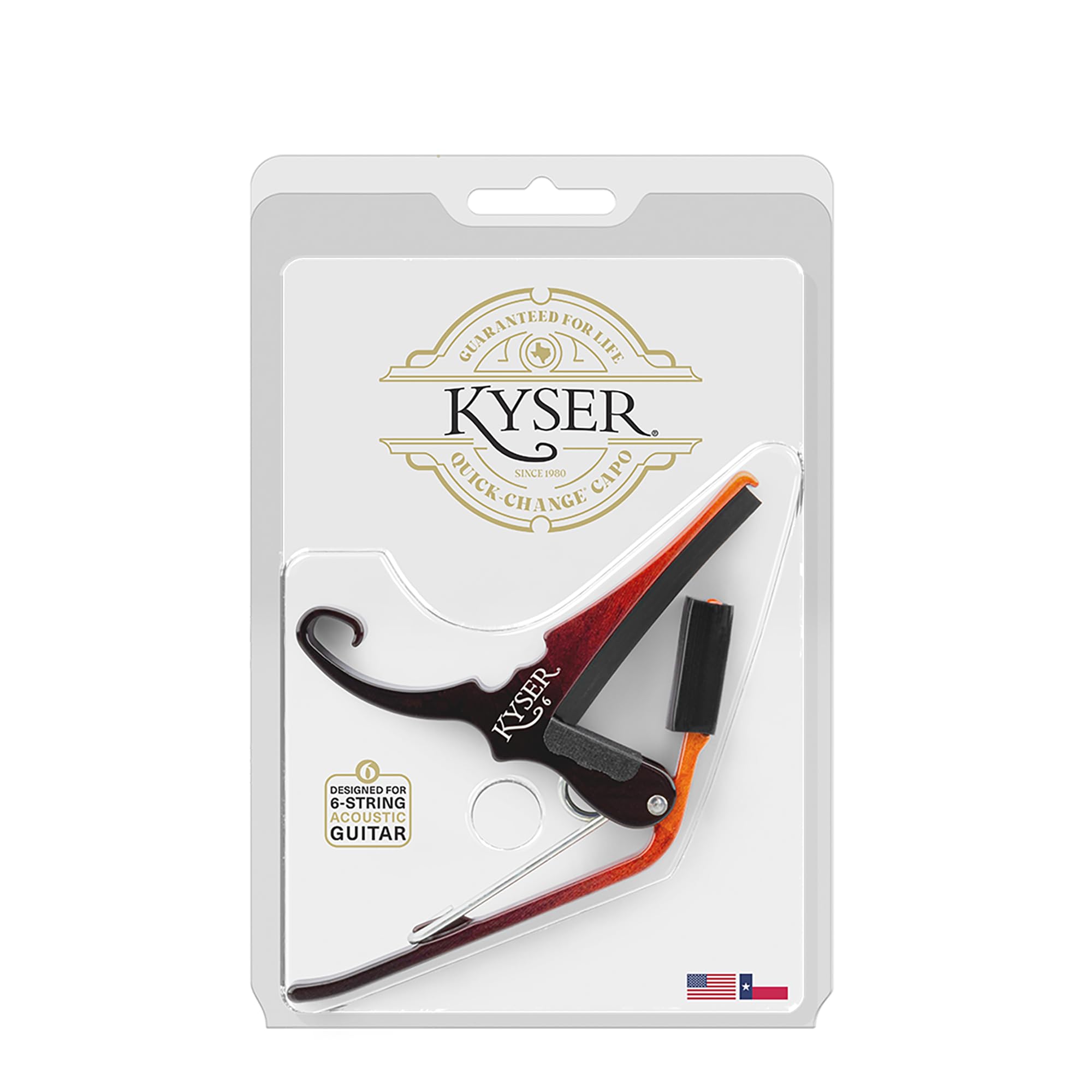 Kyser Acoustic Guitar Capo Sunburst - Metronome Music Inc.
