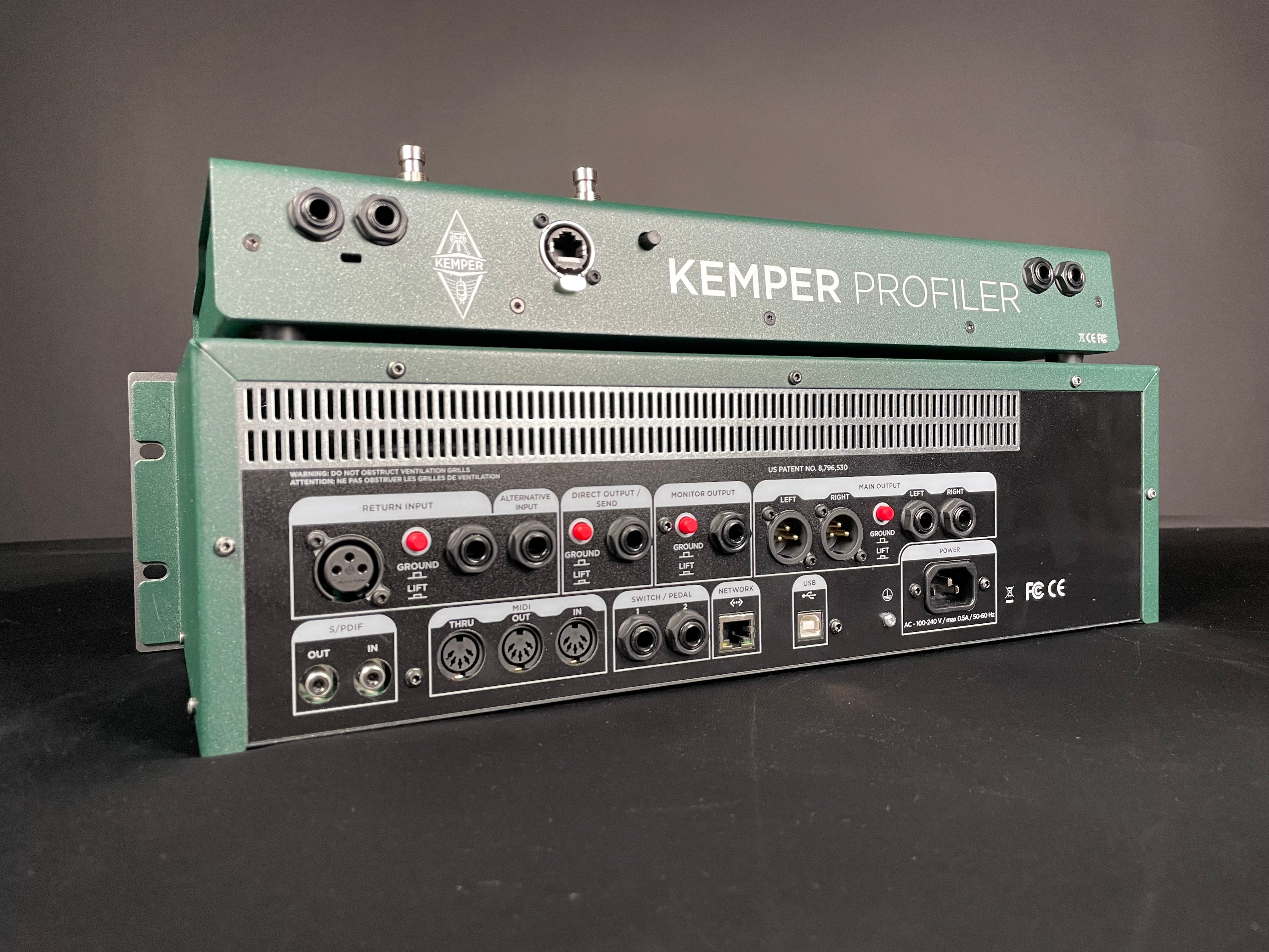 Kemper Amps Profiler Rack Modeling Guitar Amp with Remote Controller Pedal