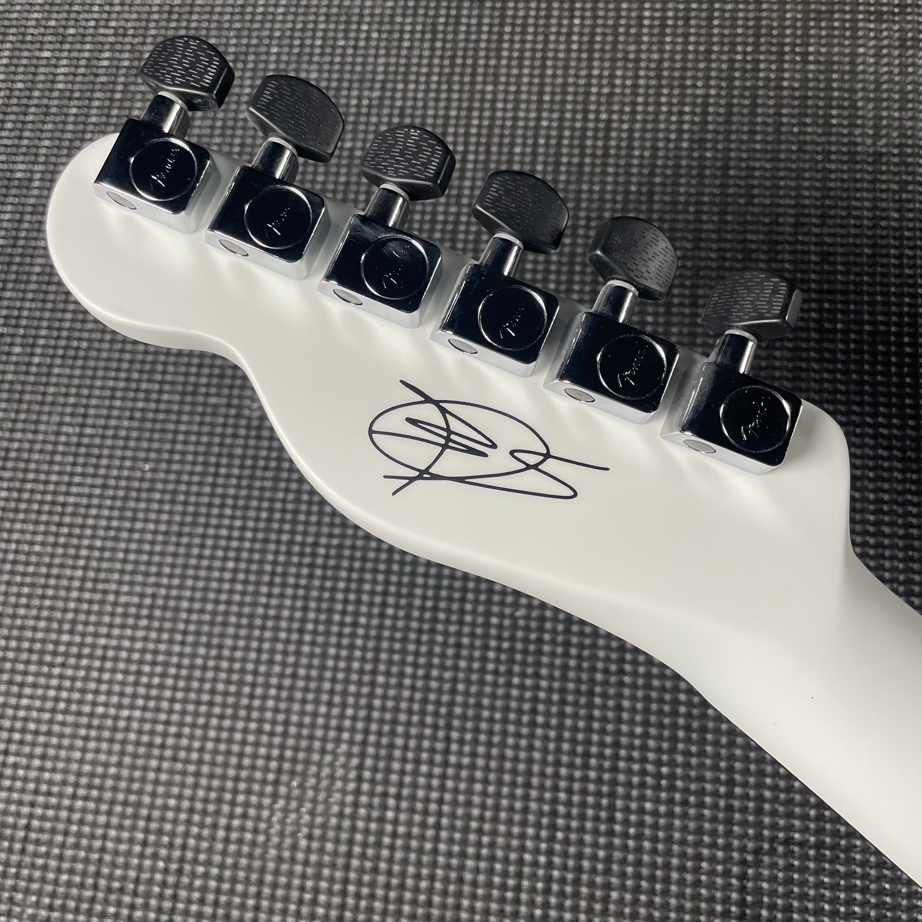 Fender Limited FINNEAS American Acoustasonic Telecaster - Satin Arctic White - Metronome Music Inc.