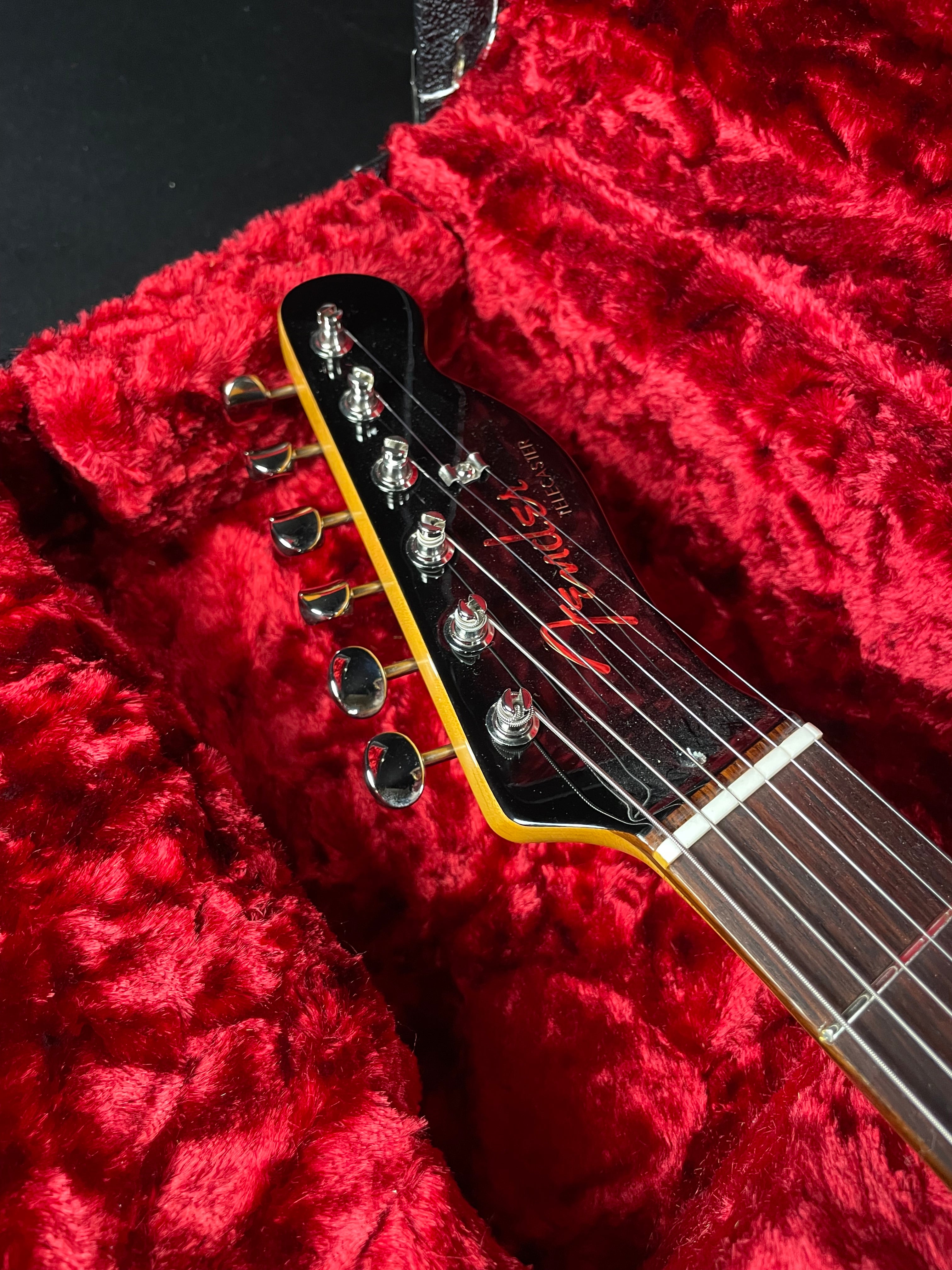 Fender Limited Edition Raphael Saadiq Telecaster w/HSC - Dark Metallic Red (2023) - Metronome Music Inc.