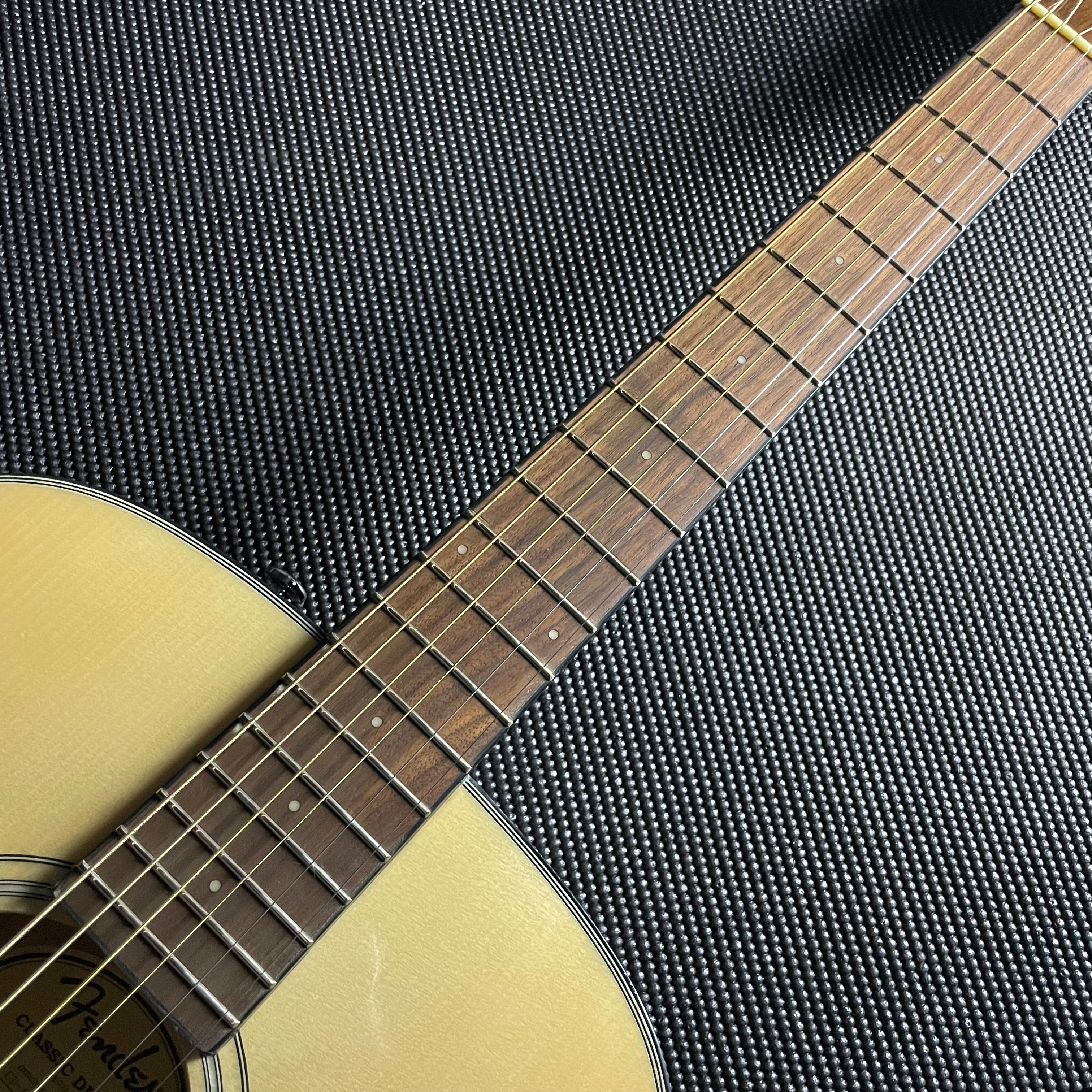 Fender CD-60 Dreadnought Acoustic w/Case, Walnut Fingerboard- Natural - Metronome Music Inc.