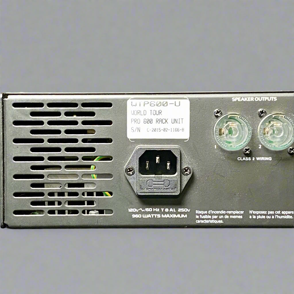Eden World Tour Pro 600 Rack Bass Amp (Used)