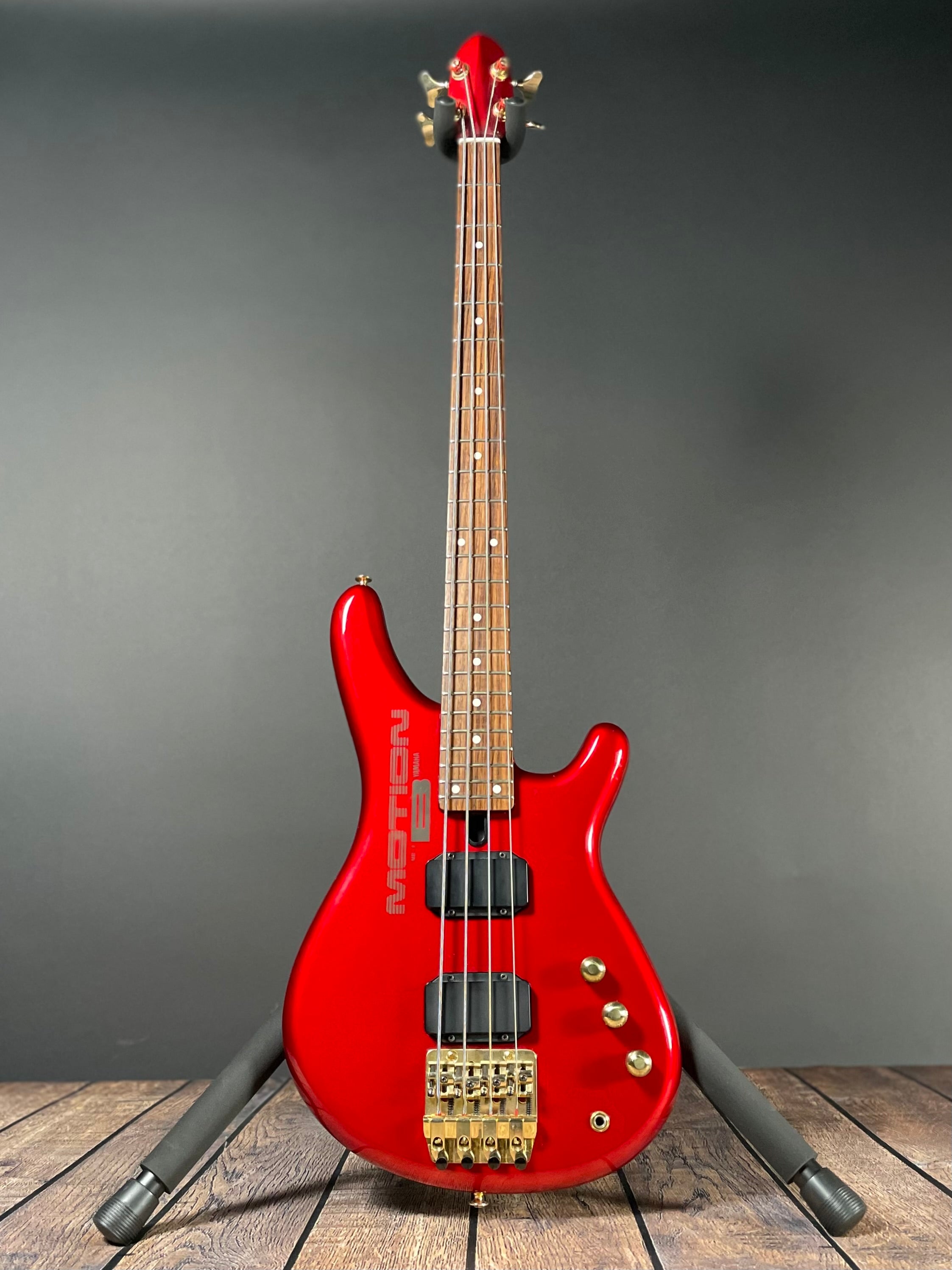 Yamaha Motion Bass MB-II w/OHSC, Taiwan - Red (1986) - Metronome Music Inc.