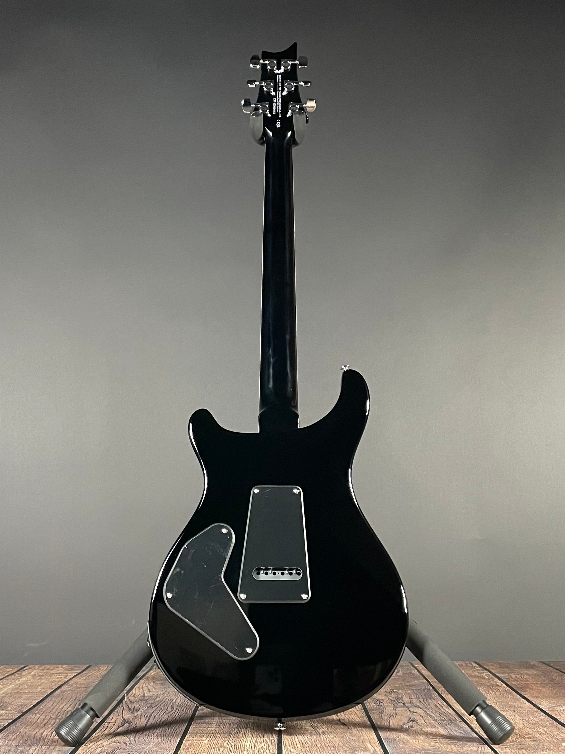 PRS SE Custom 24 Semi-Hollow Piezo w/HSC - Charcoal Burst - Metronome Music Inc.
