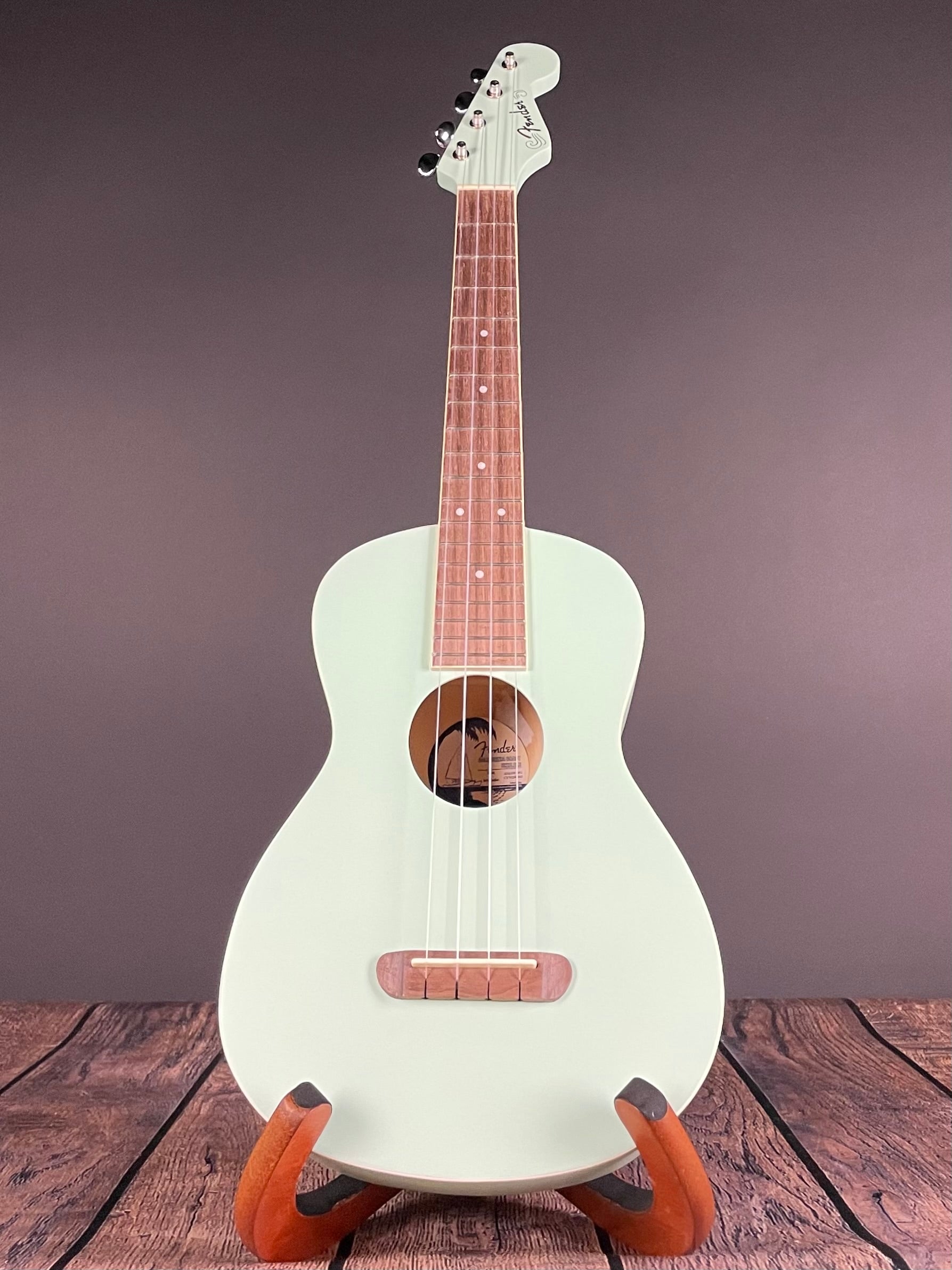 Fender Avalon Tenor Ukulele- Surf Green - Metronome Music Inc.