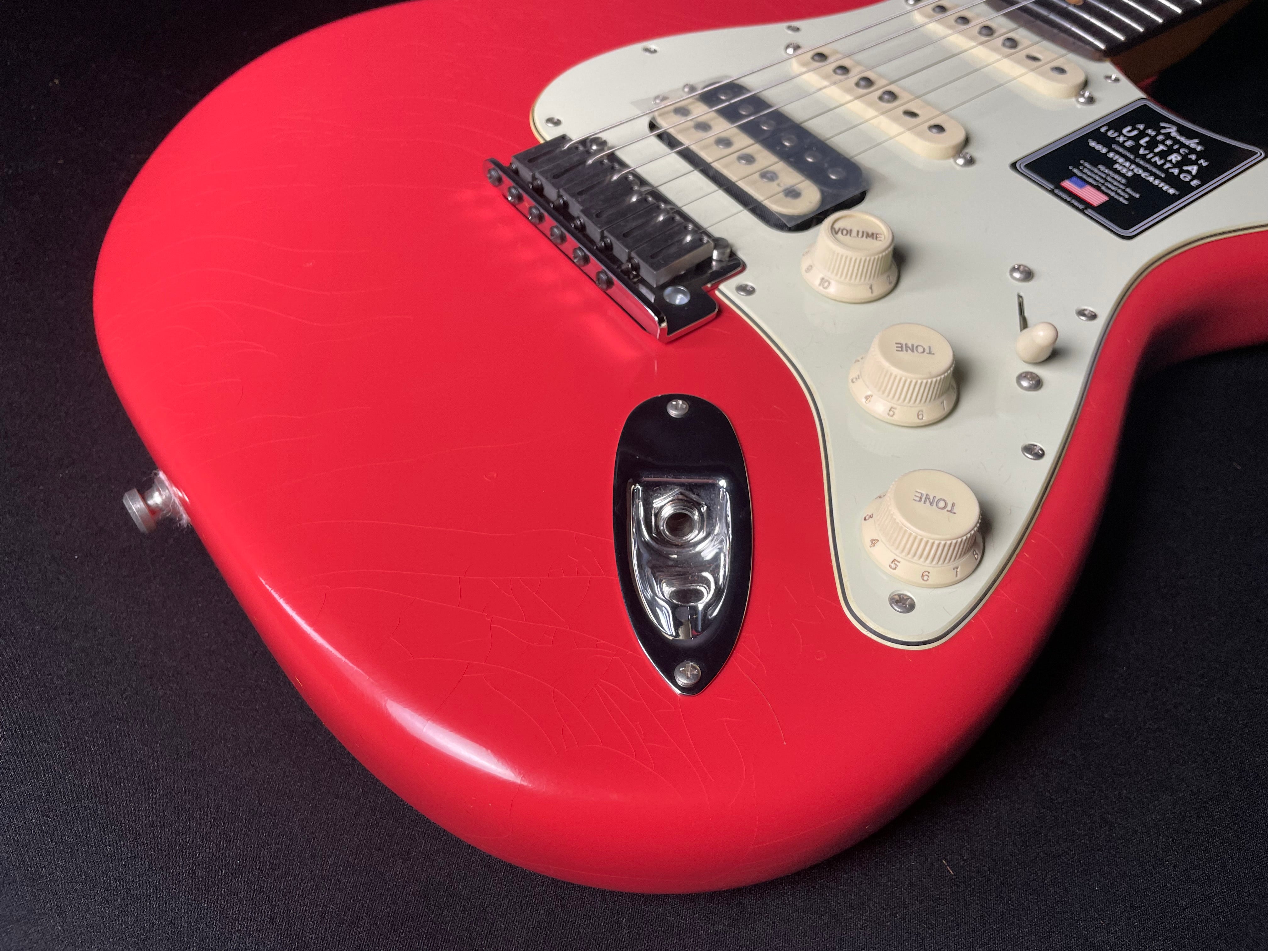 Fender American Ultra Luxe Vintage '60s Stratocaster HSS, Rosewood - Fiesta Red