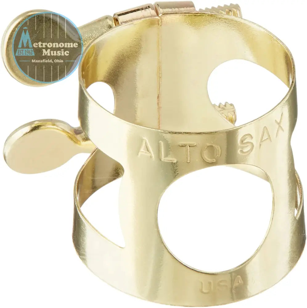 Yamaha Alto Saxophone Ligature, Gold Lacquer - Metronome Music Inc.