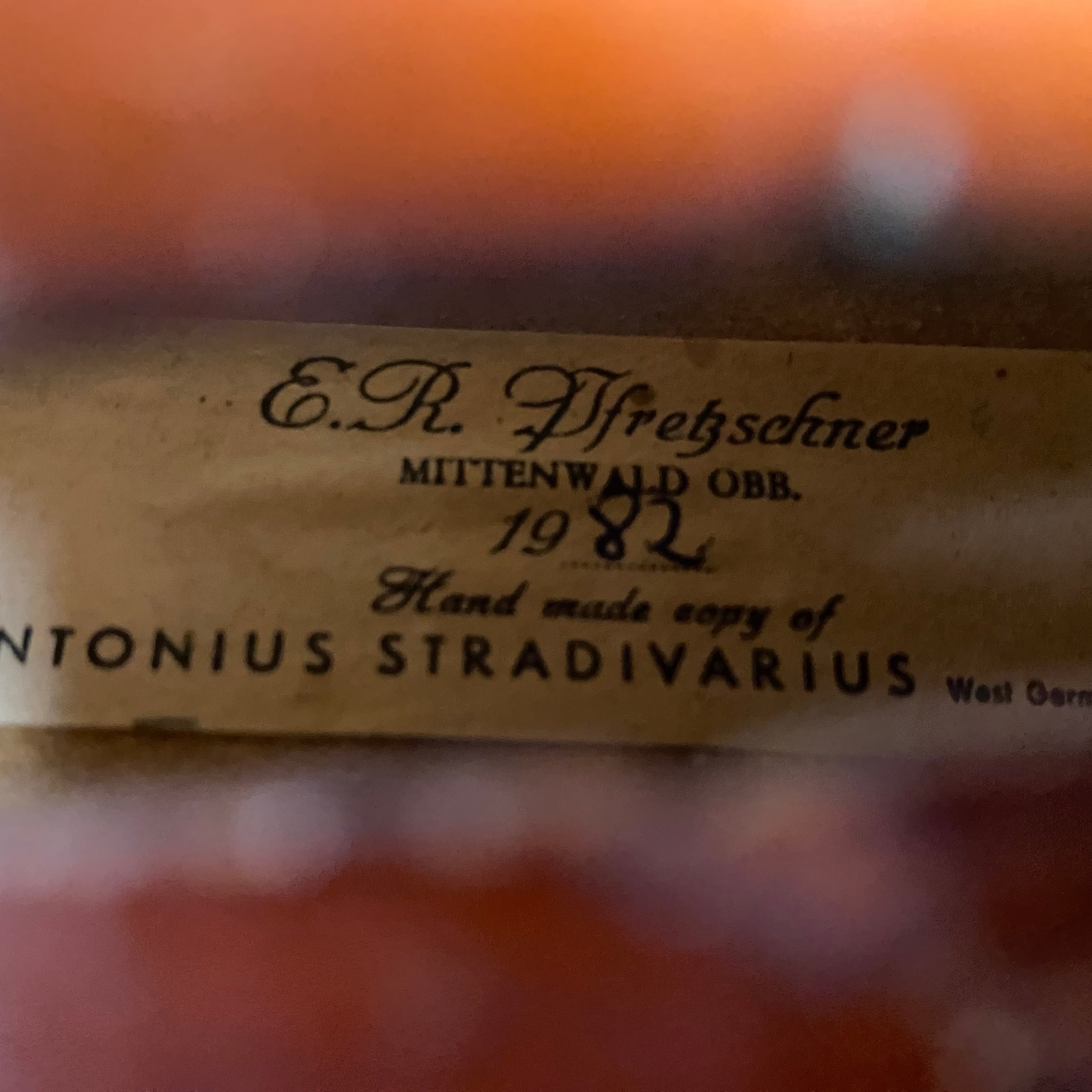 1982 E.R. Pfretzschner 15" Viola outfit (USED)