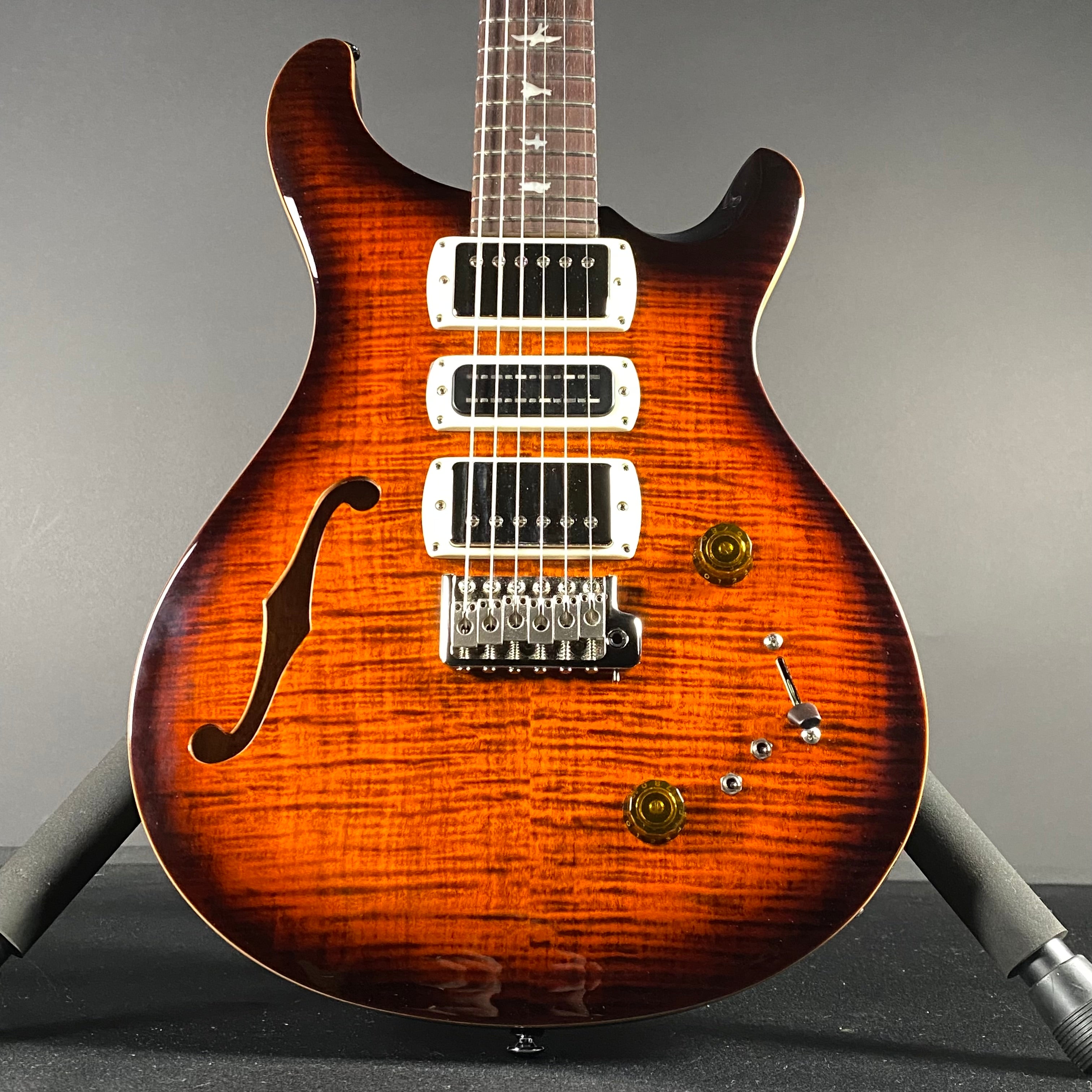 Paul Reed Smith, PRS SE Special Semi-Hollow Electric Guitar - Orange Tiger Smokeburst (SALE)