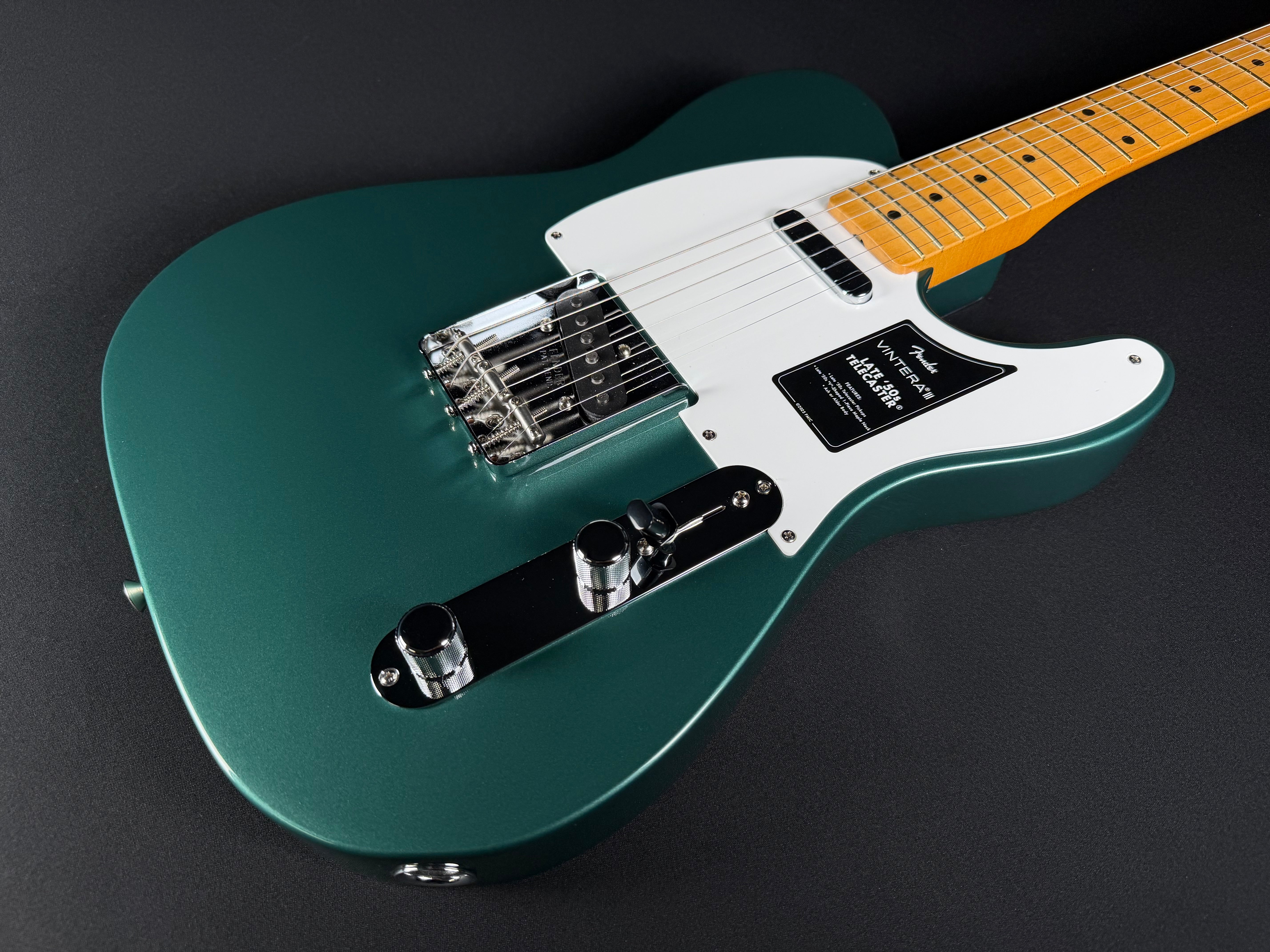 Fender Vintera III Late '50s Telecaster - Sherwood Green Metallic - Metronome Music Inc.