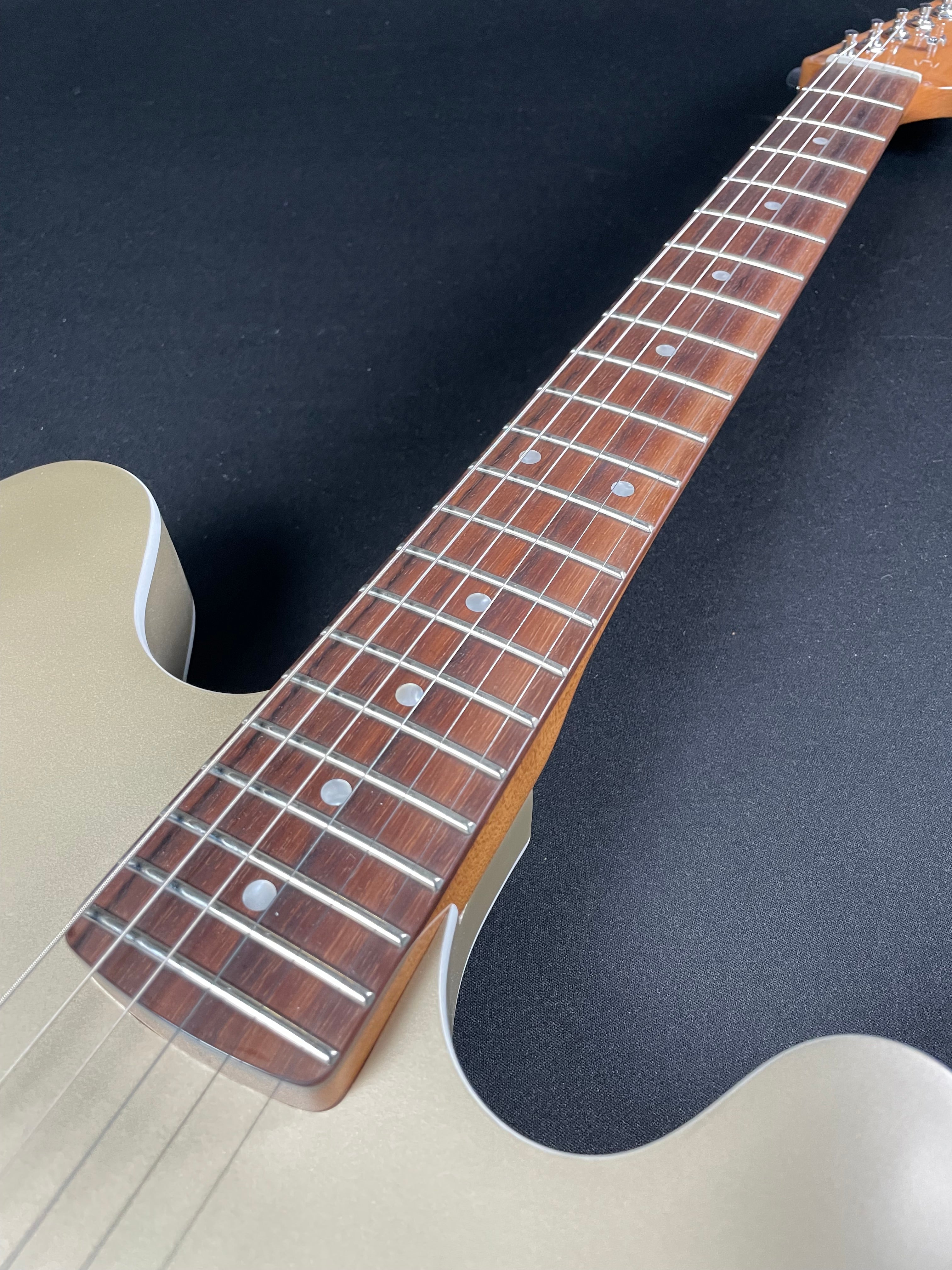 Fender Tom DeLonge Starcaster - Satin Shoreline Gold (MINT) - Metronome Music Inc.