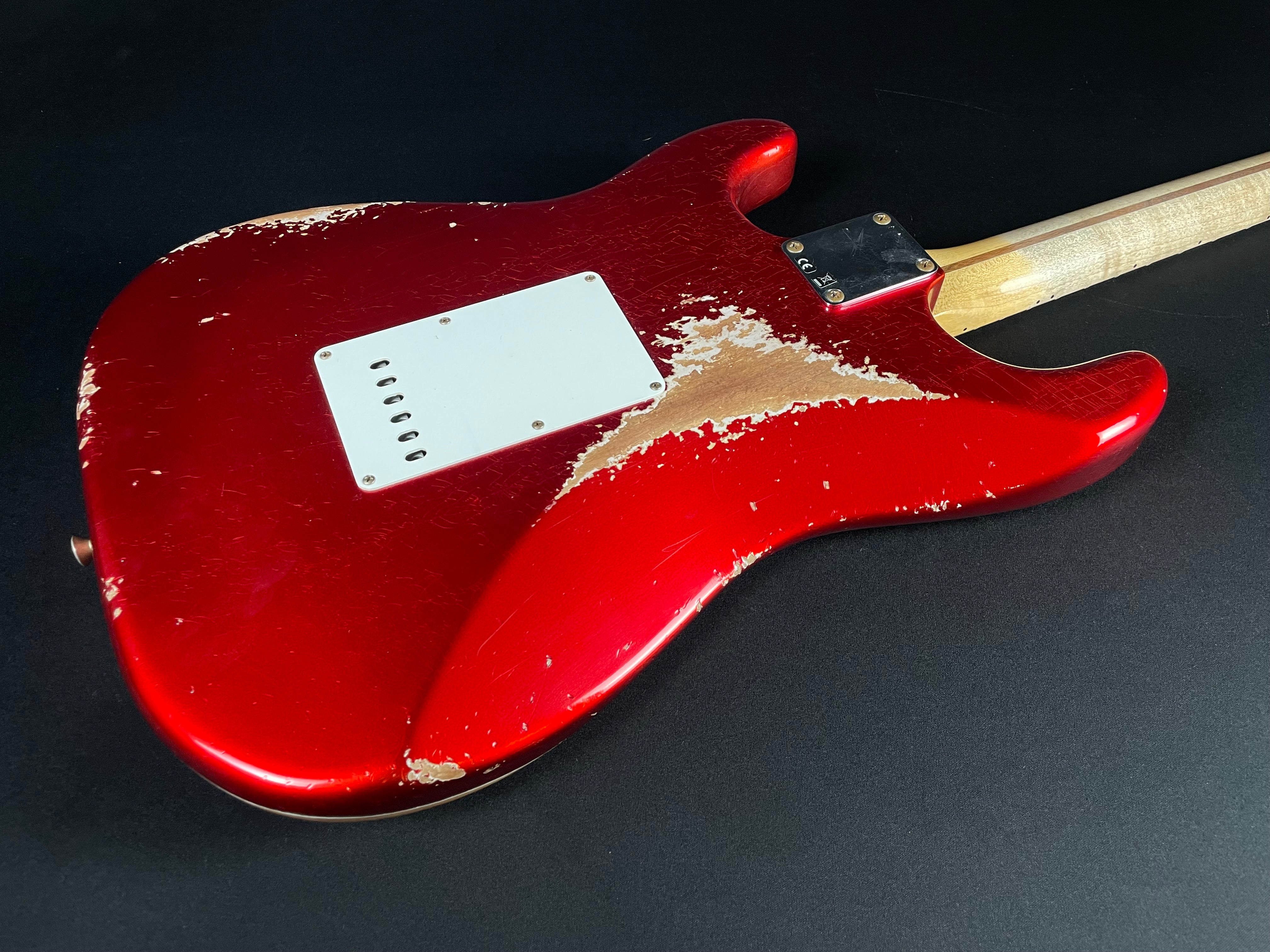Fender Custom Shop 1958 Stratocaster, Heavy Relic-Faded Aged Candy Apple Red
