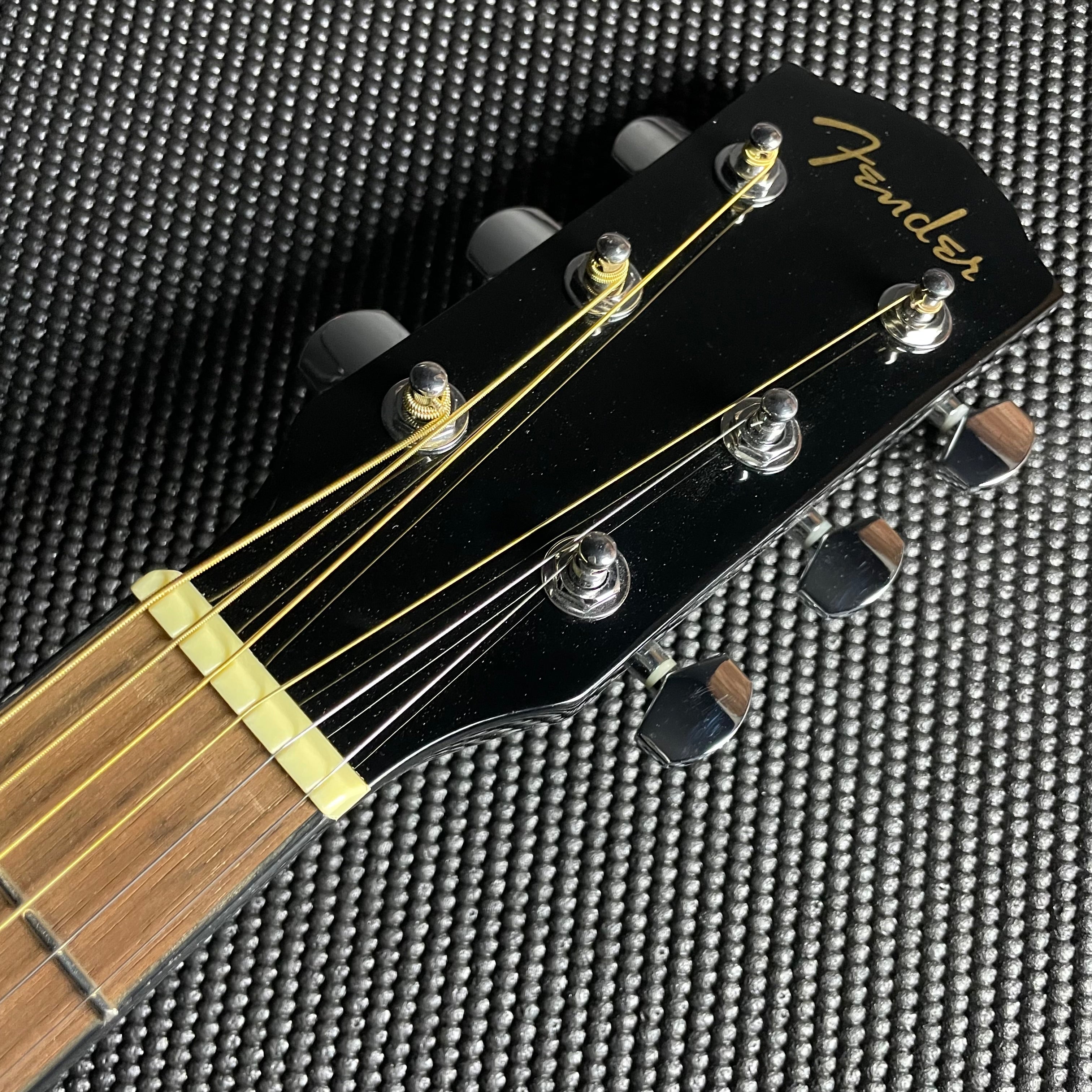 Fender CD-60 Dreadnought Acoustic w/Case, Walnut Fingerboard- Black - Metronome Music Inc.