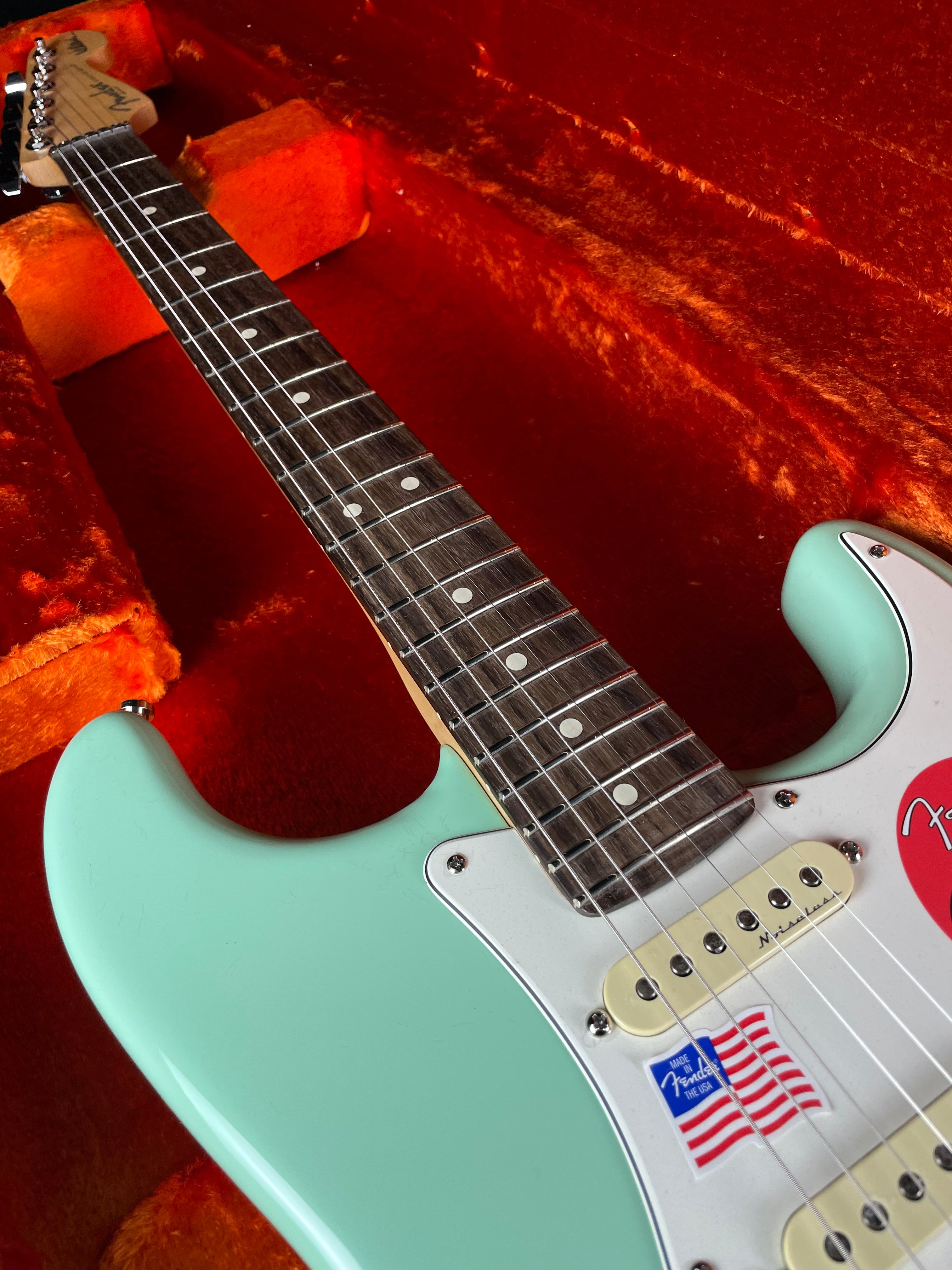 Fender Jeff Beck Stratocaster Rosewood w/OHSC - Surf Green (2023) - Metronome Music Inc.