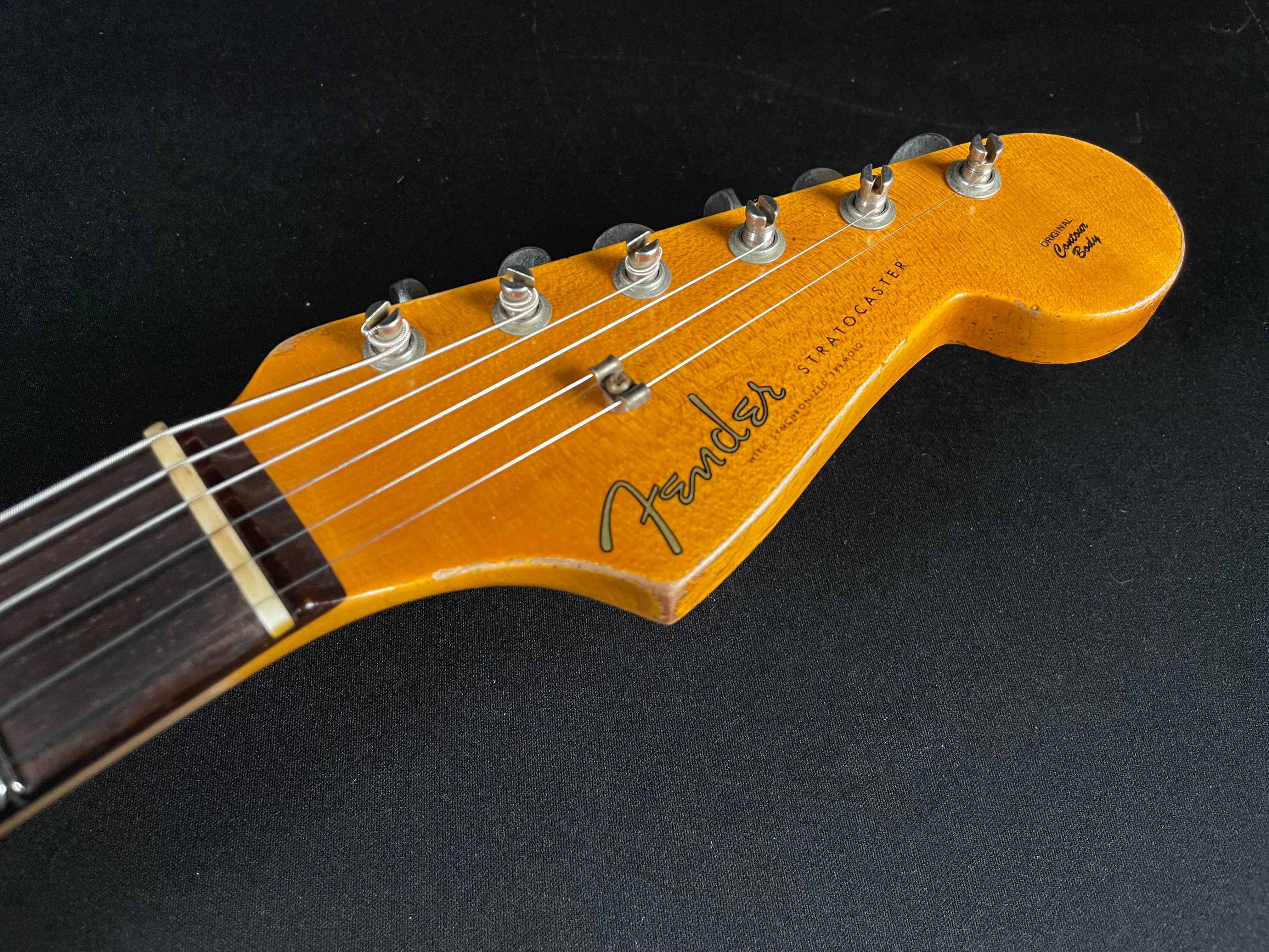 Fender Custom Shop 1960 Stratocaster, Heavy Relic- Aged Black/3-Color Sunburst