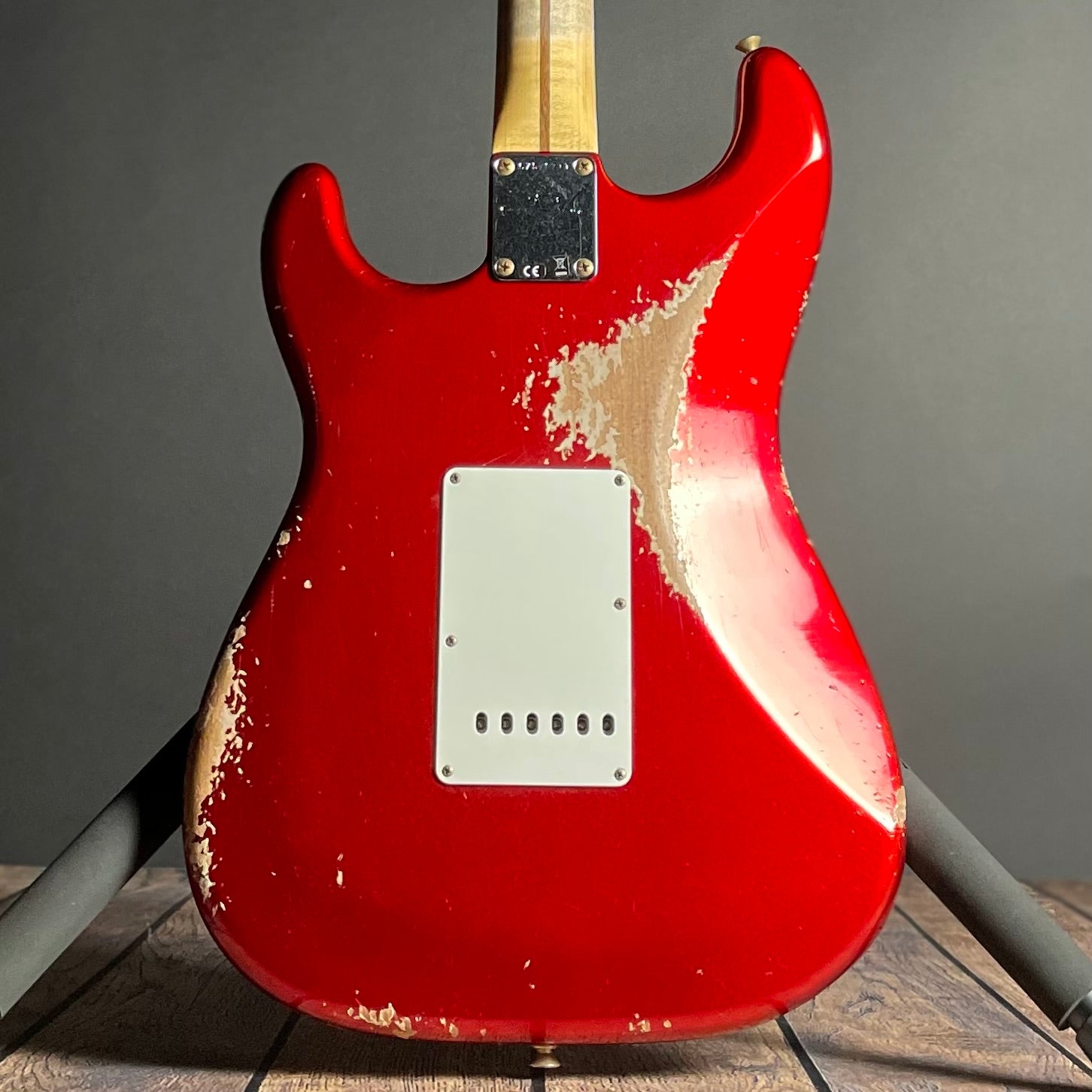 Fender Custom Shop 1958 Stratocaster, Heavy Relic-Faded Aged Candy Apple Red - Metronome Music Inc.
