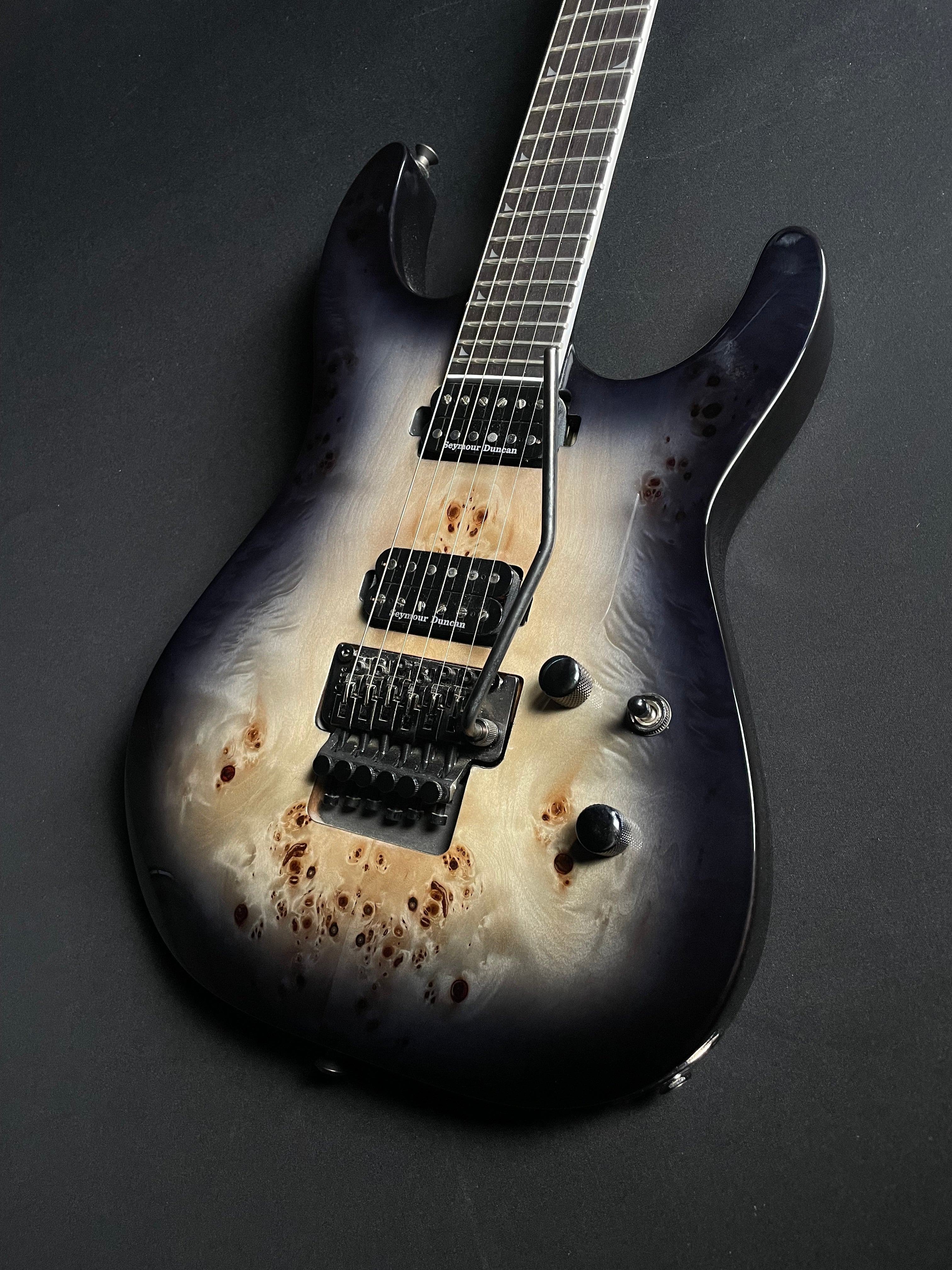 Jackson Pro Series Soloist SL2P MAH Ebony - Transparent Black Burst (2021) - Metronome Music Inc.