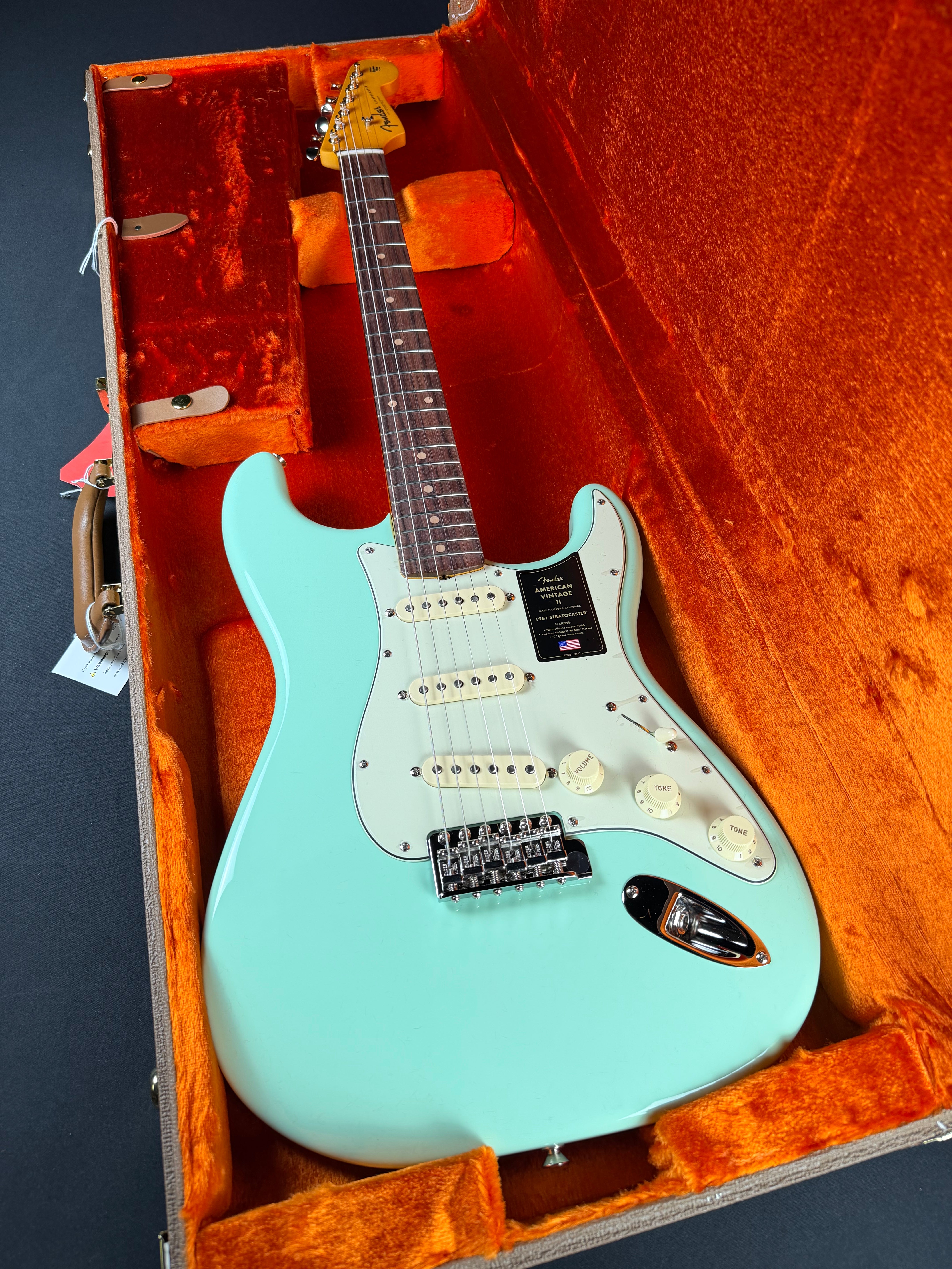 Fender American Vintage II 1961 Stratocaster, Rosewood - Surf Green (2026)
