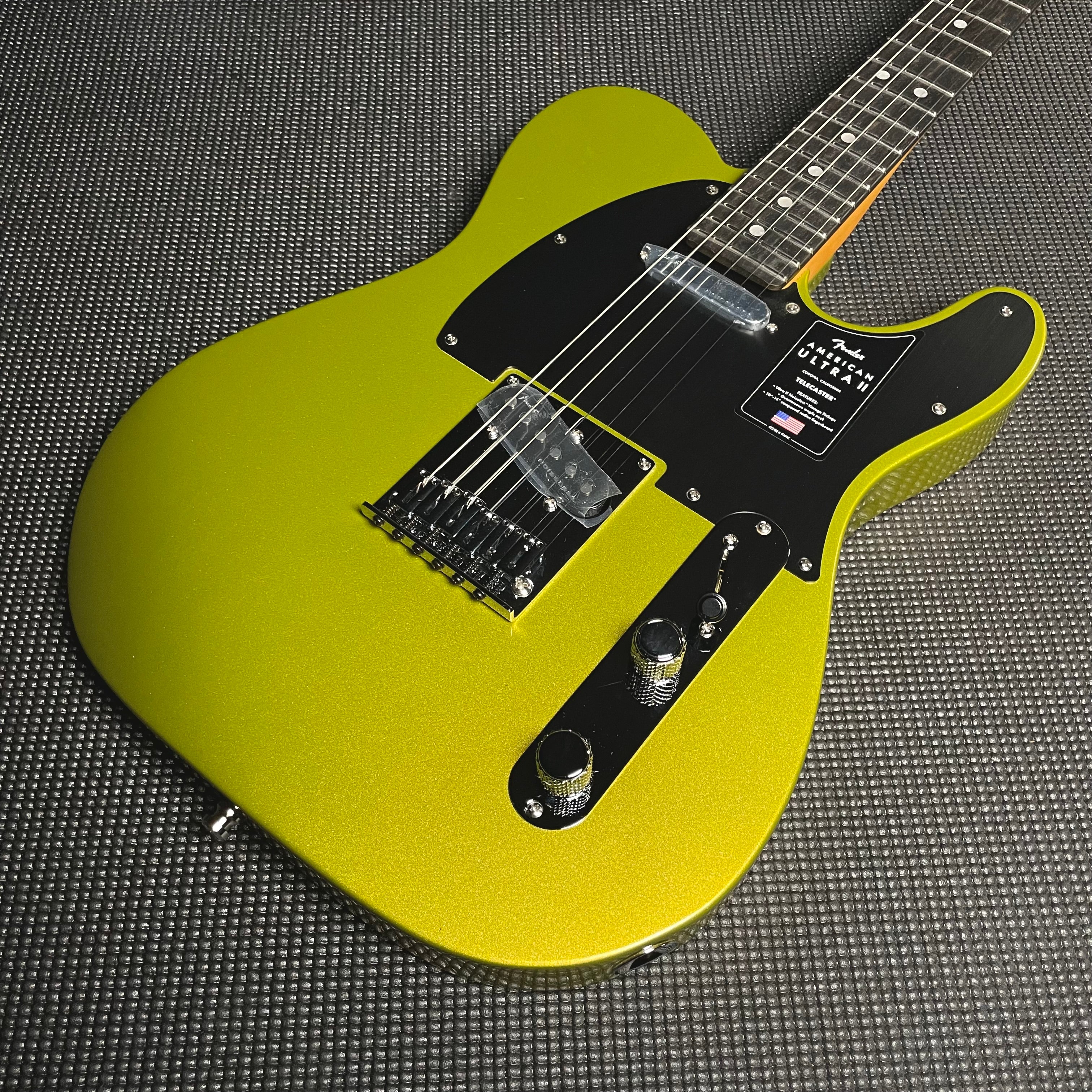 Fender American Ultra II Telecaster, Ebony - Solar Flare - Metronome Music Inc.