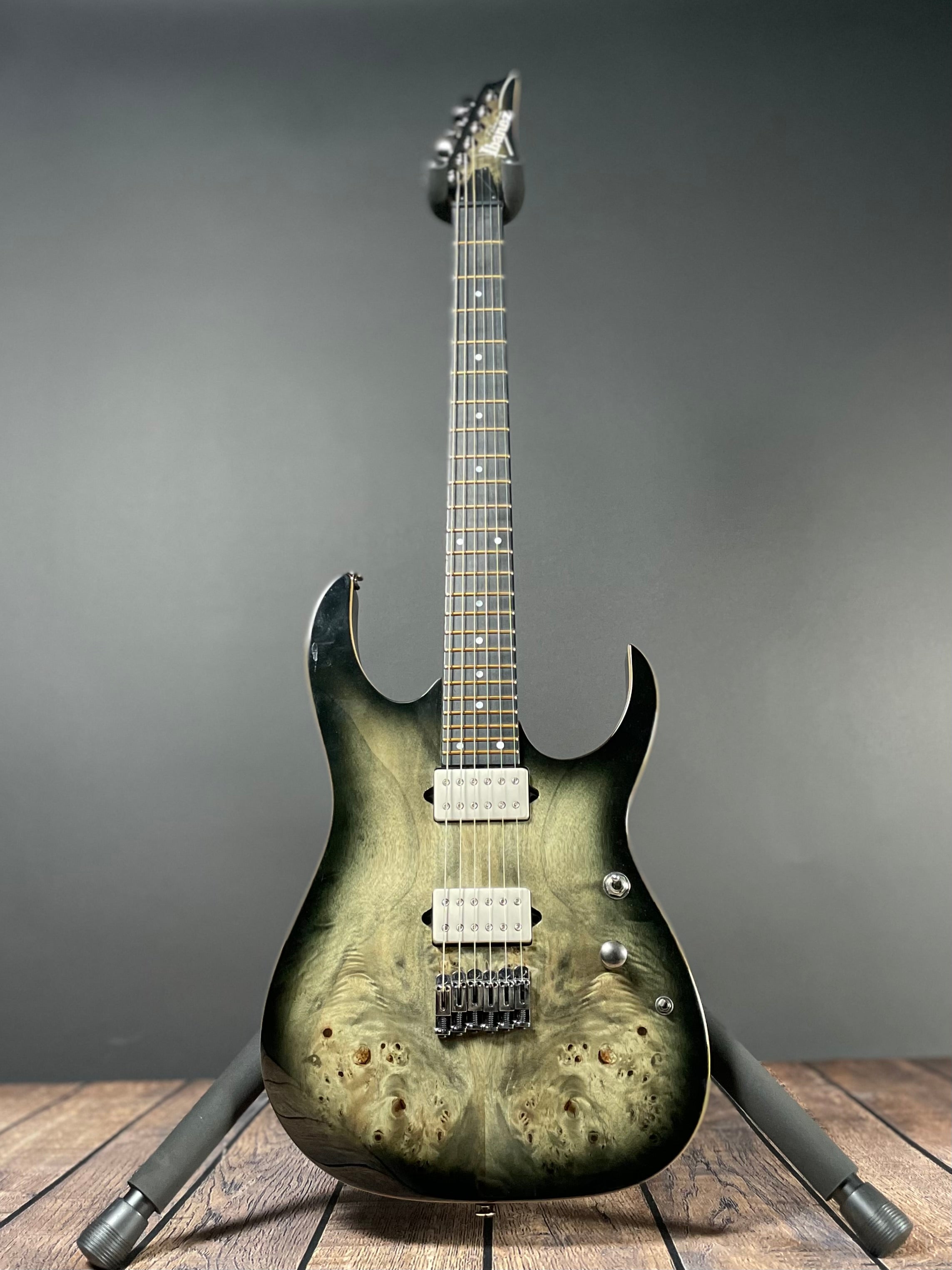 Ibanez RG1121PB-CKB Premium - Charcoal Black Burst - Metronome Music Inc.