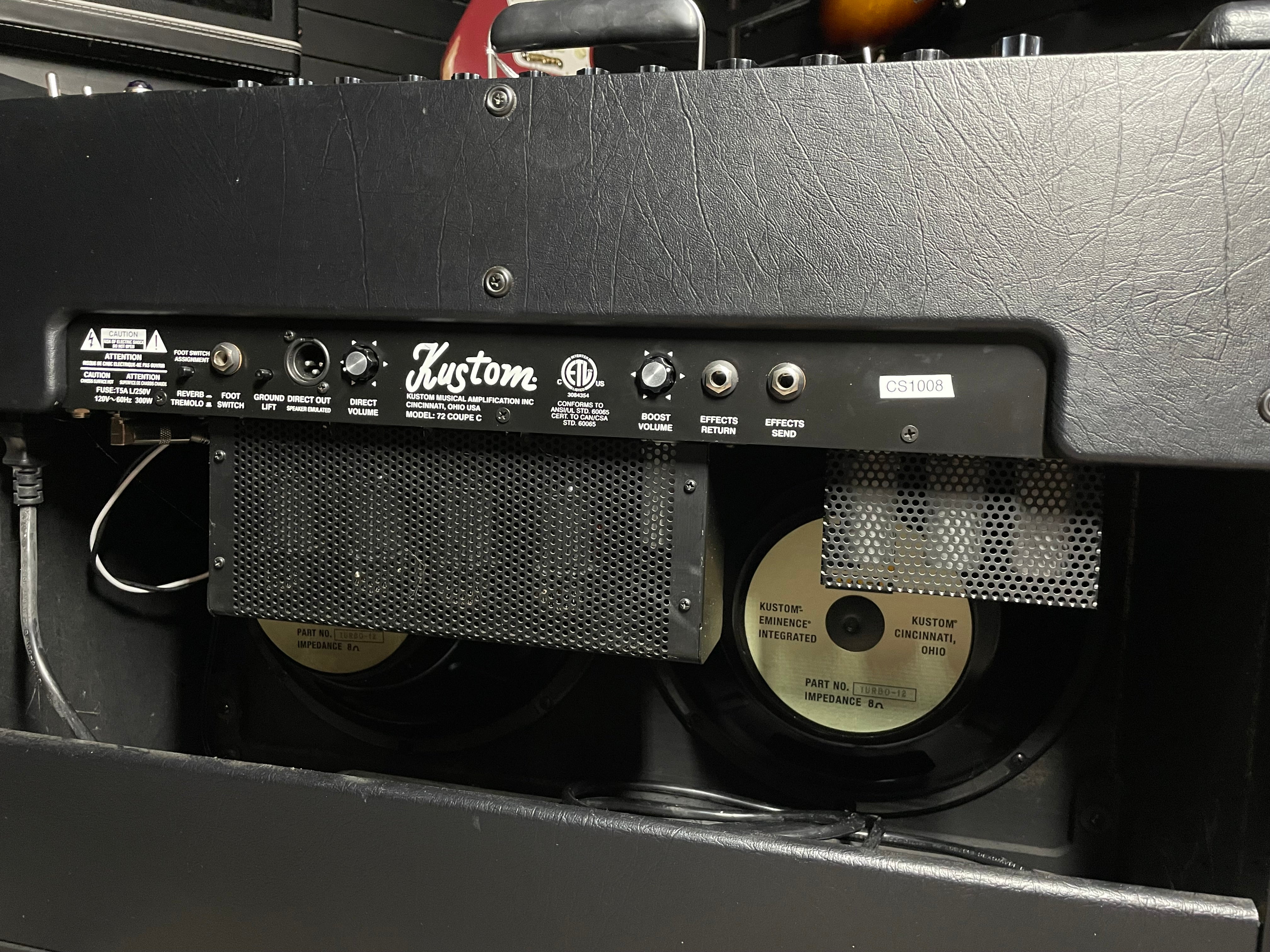 Kustom 72 Coupe 2x12 Combo (2000s) - Metronome Music Inc.