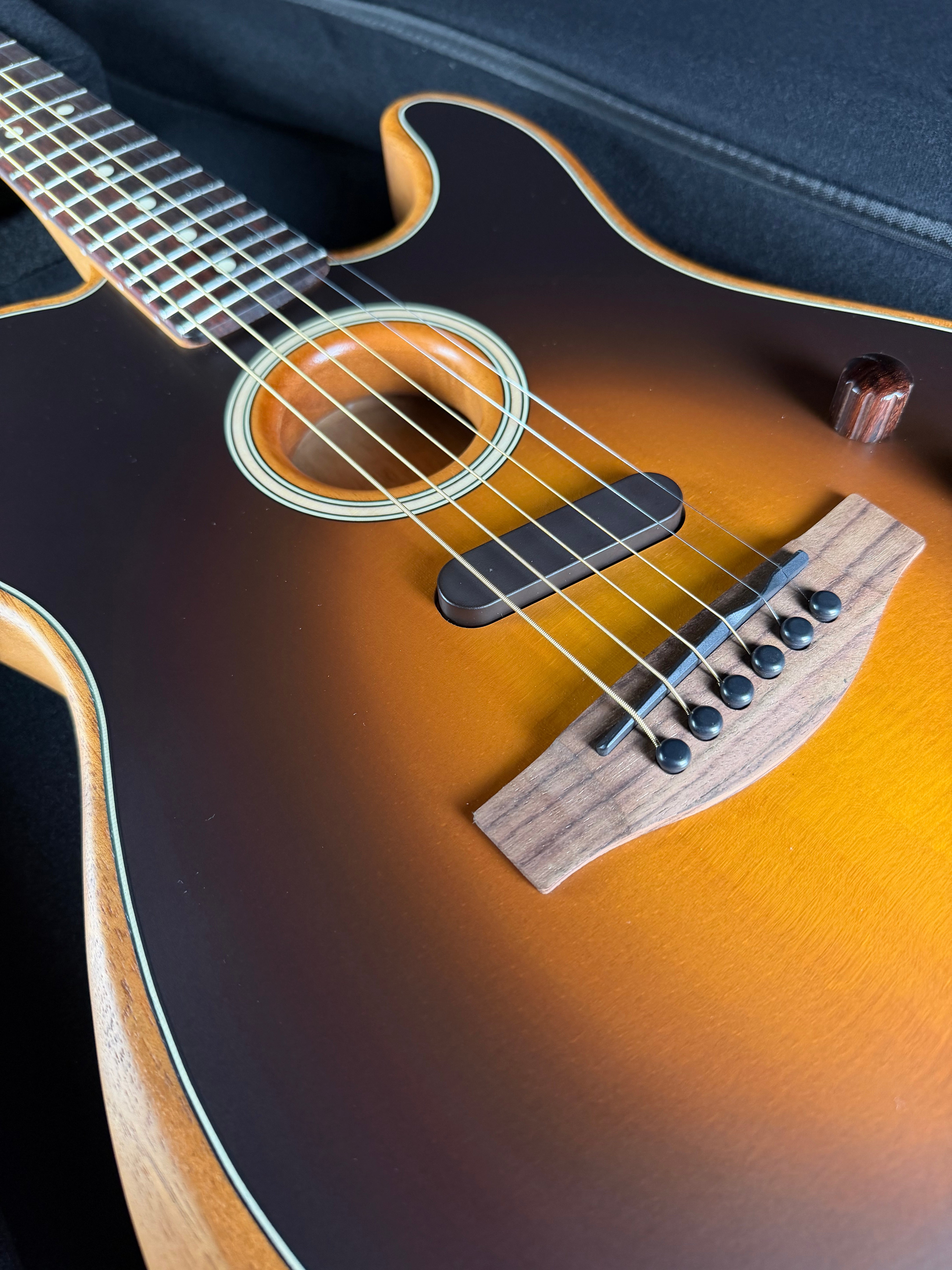 Fender Acoustasonic Player Telecaster Rosewood - Shadow Burst - Metronome Music Inc.