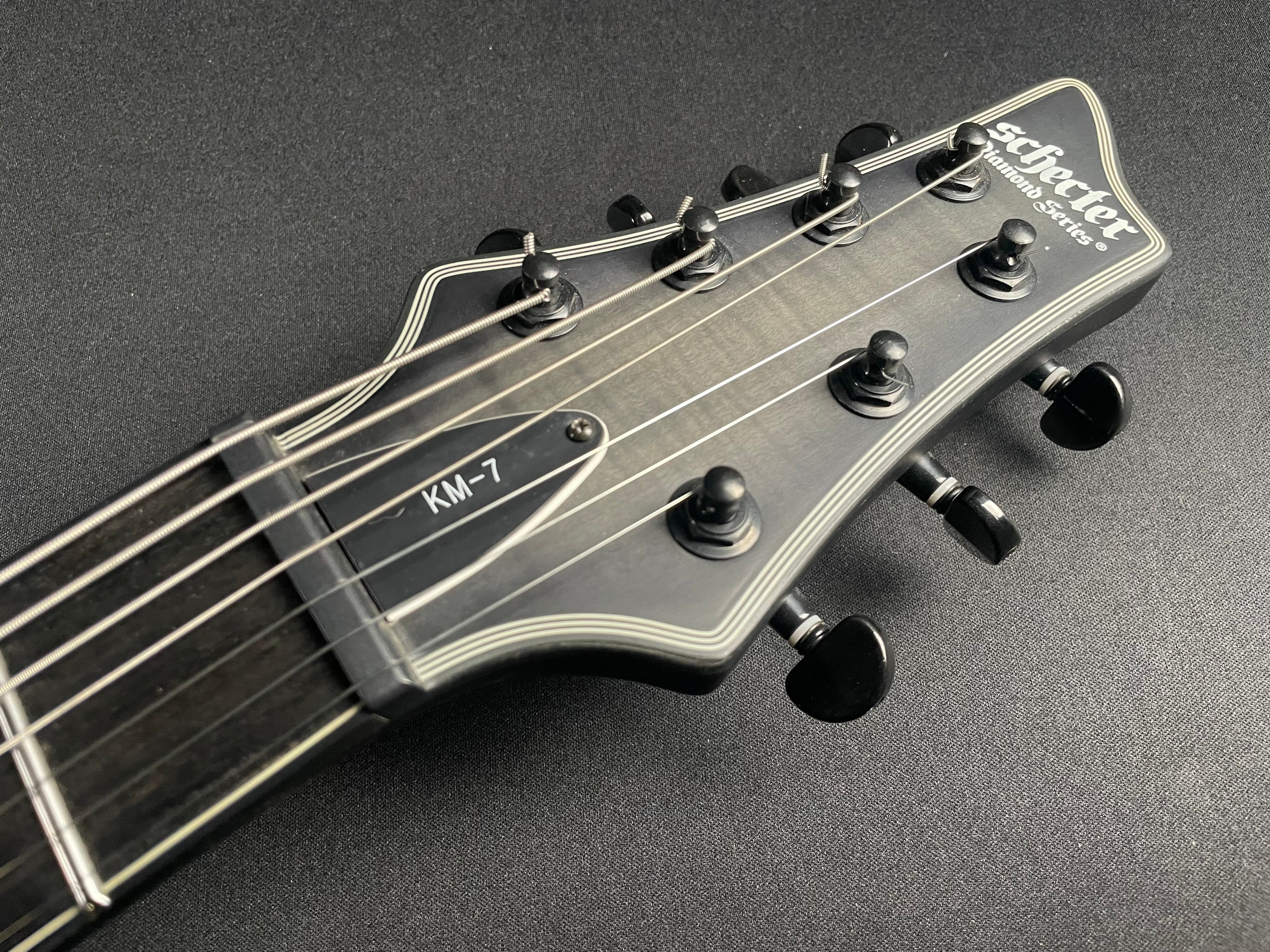 Schecter Keith Merrow Signature KM-7 - Trans Black Burst (2015