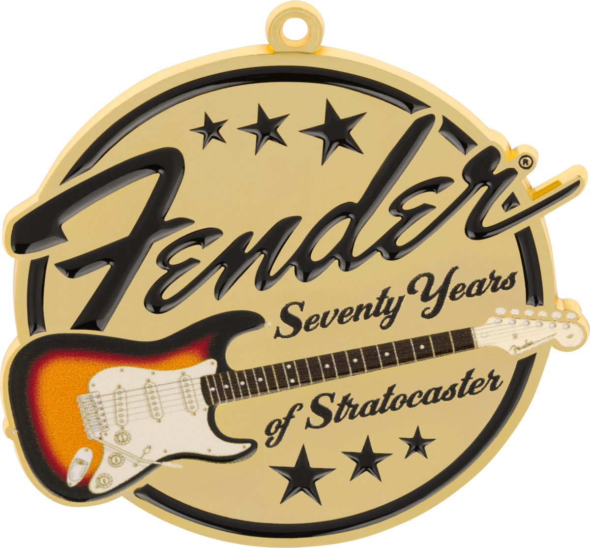 Fender Stratocaster 70th Anniversary Limited Addition Ornament, 2024 - Metronome Music Inc.