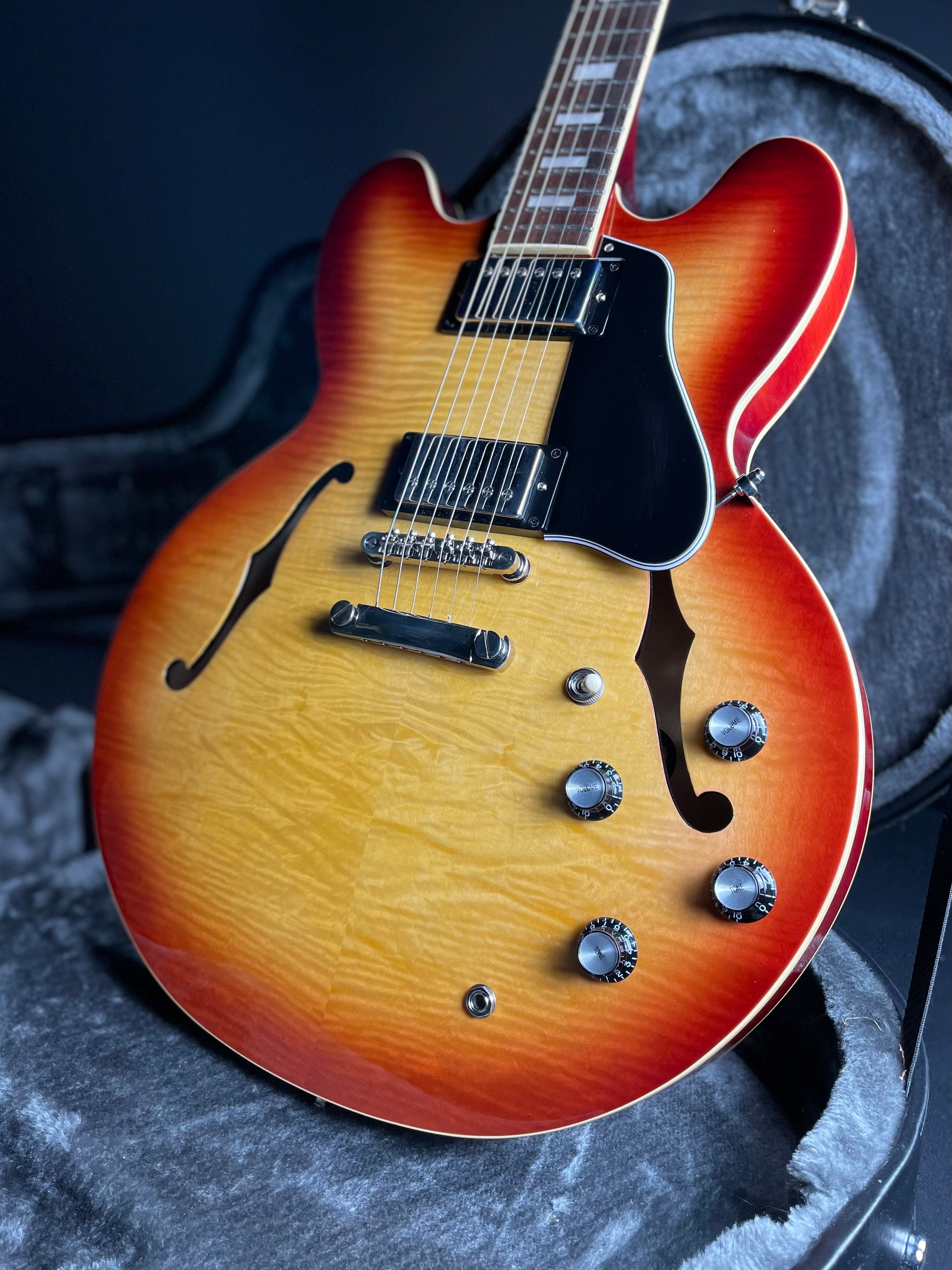 Epiphone ES-335 Figured IG w/HSC - Iced Tea (2021)