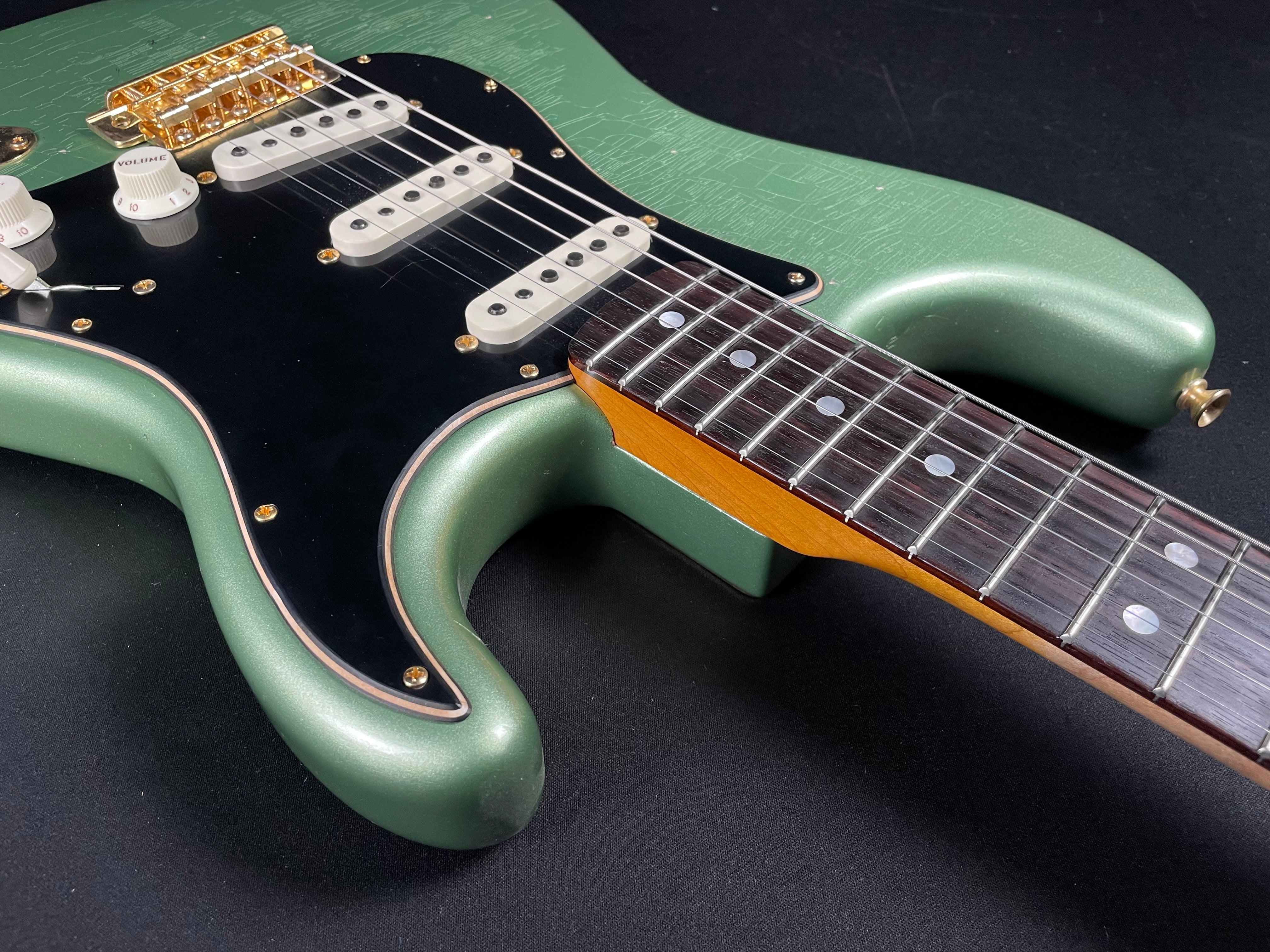 Fender Custom Shop LTD 1965 Dual-Mag Stratocaster - Aged Sage Green Metallic