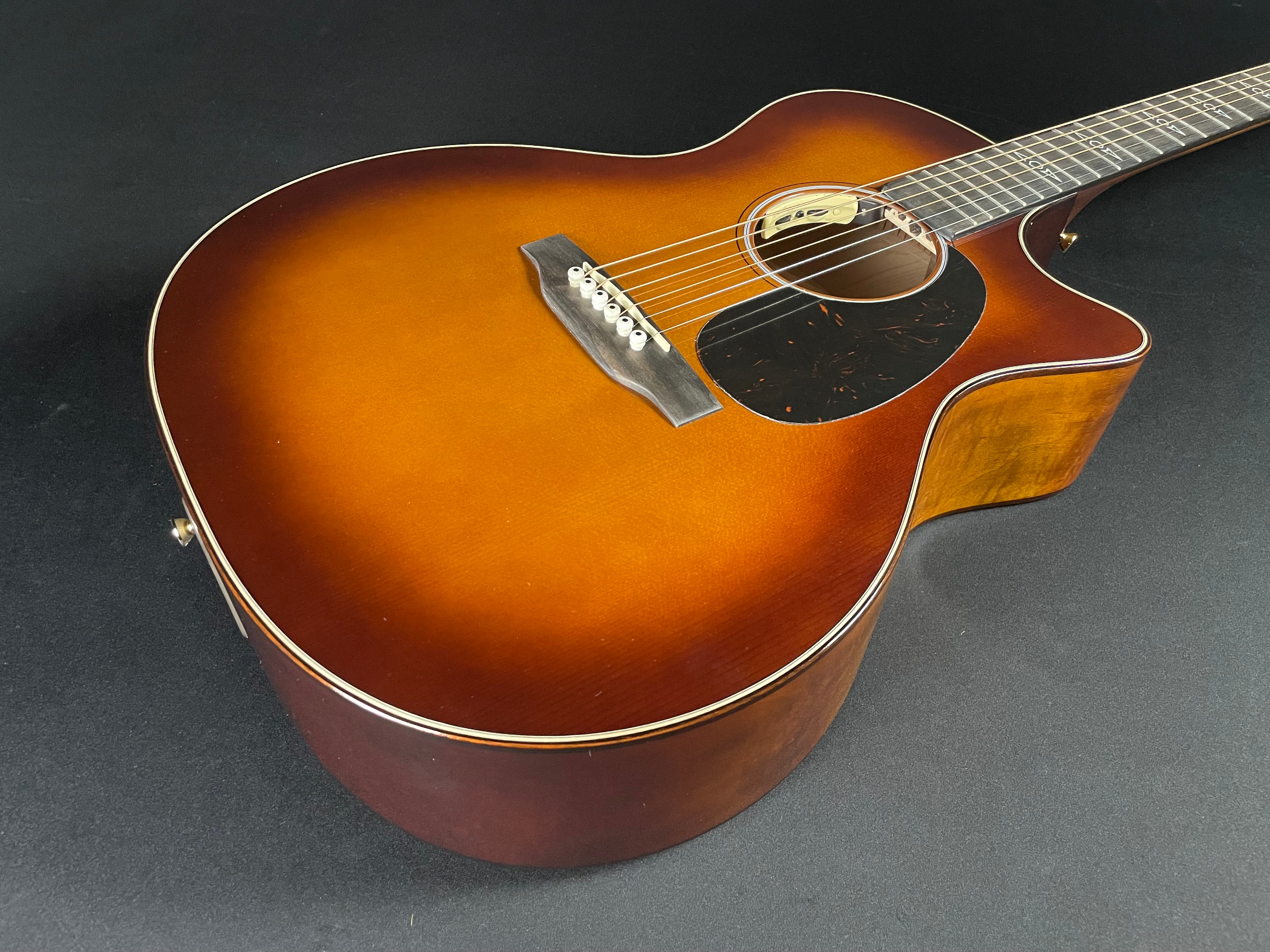 Martin GPCE Inception Maple w/Hardshell Case - Amber Fade Sunburst (2025)