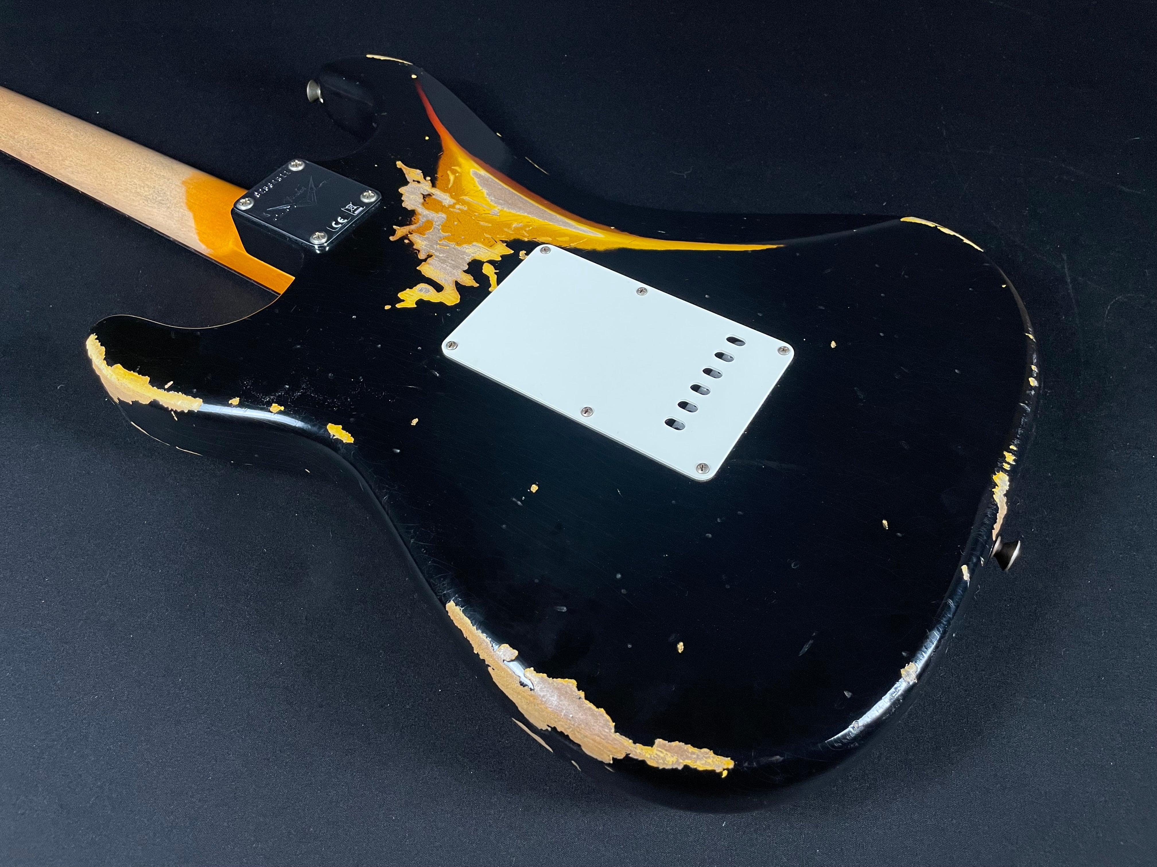 Fender Custom Shop 1960 Stratocaster, Heavy Relic- Aged Black/3-Color Sunburst