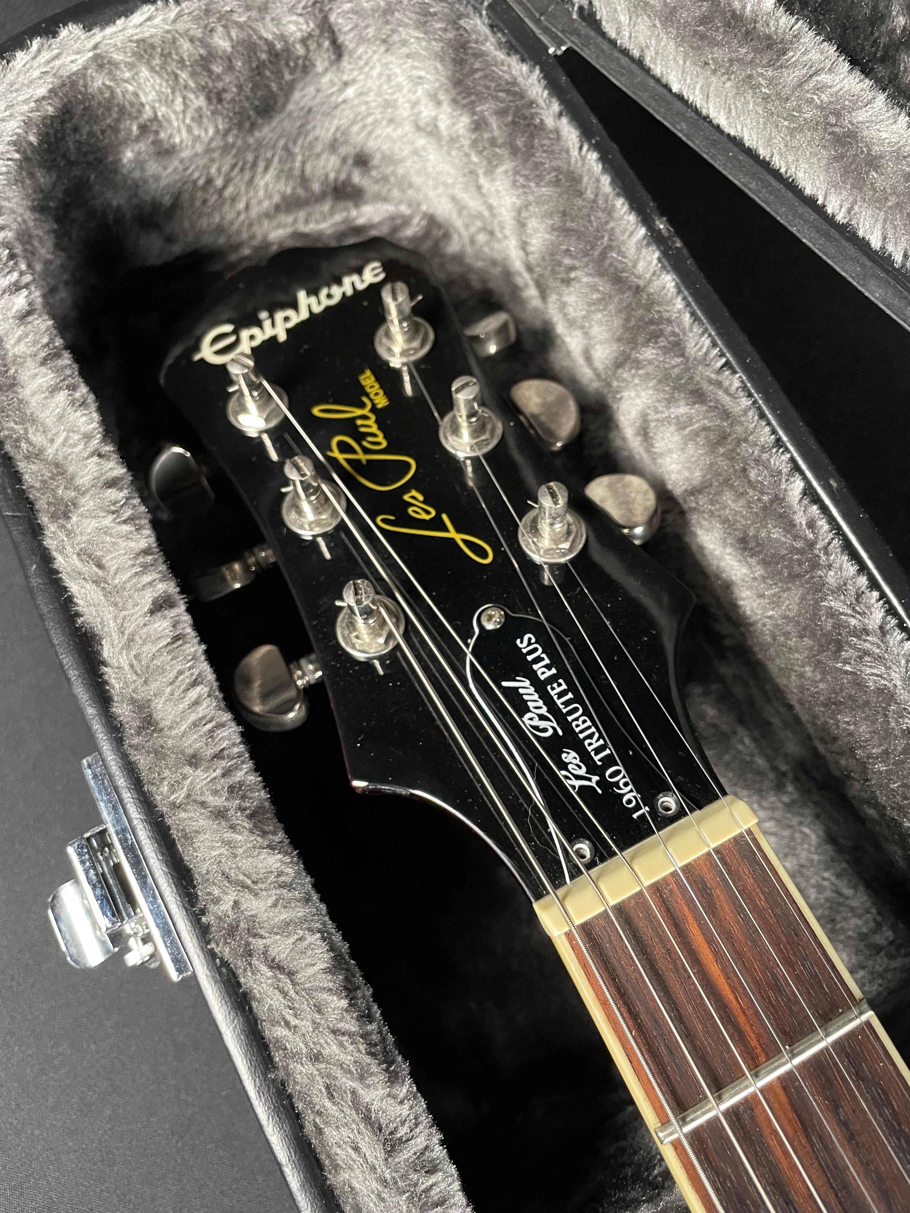 Epiphone Les Paul 1960 Tribute Plus w/OHSC - Black Cherry (2003)