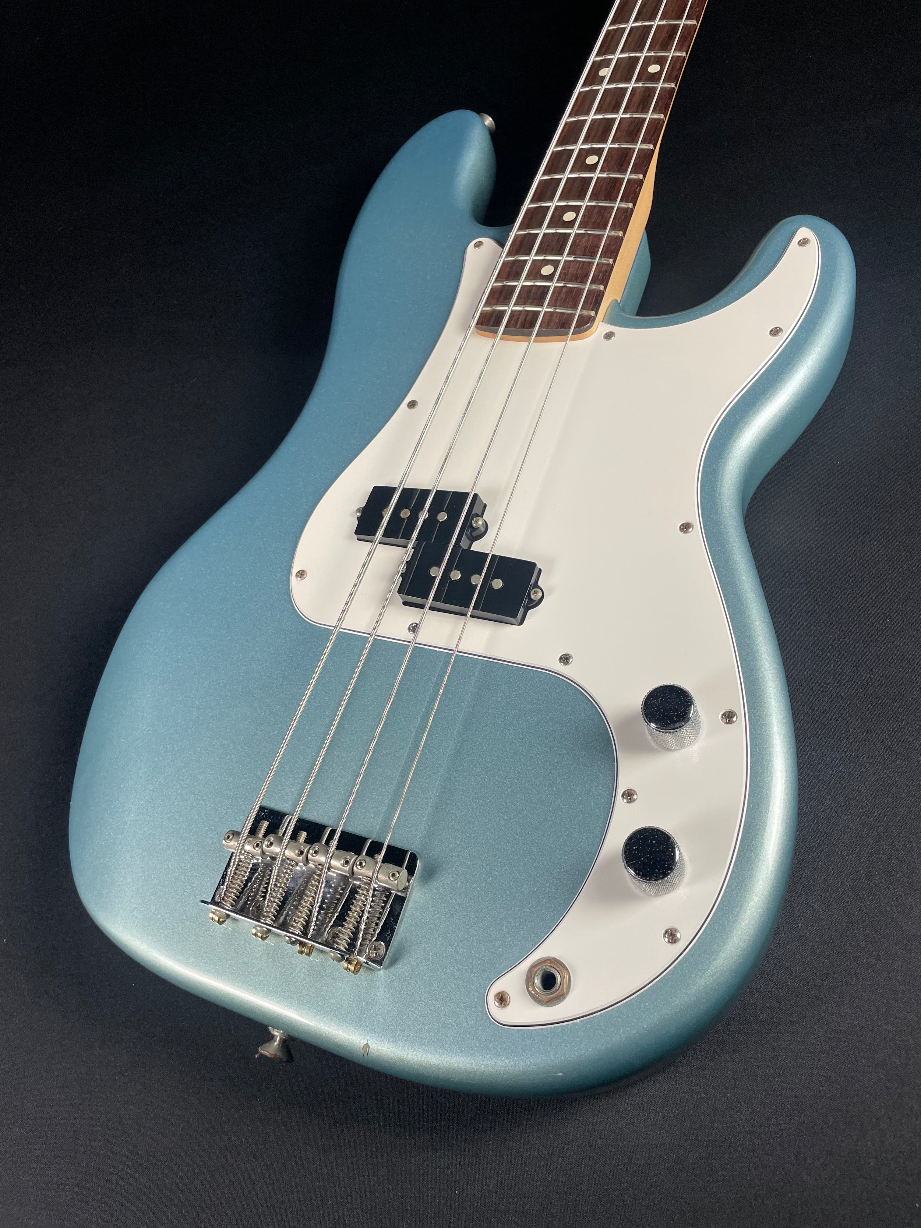 Fender Standard Precision Bass, Rosewood MIM - Blue Agave (2001)