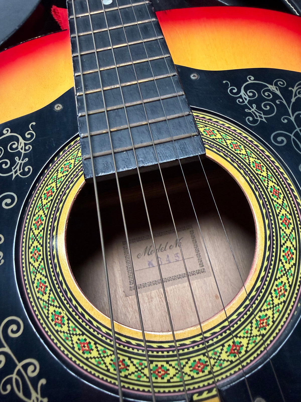 Kay Model No. 345 Acoustic Guitar w/ Case (1960s)