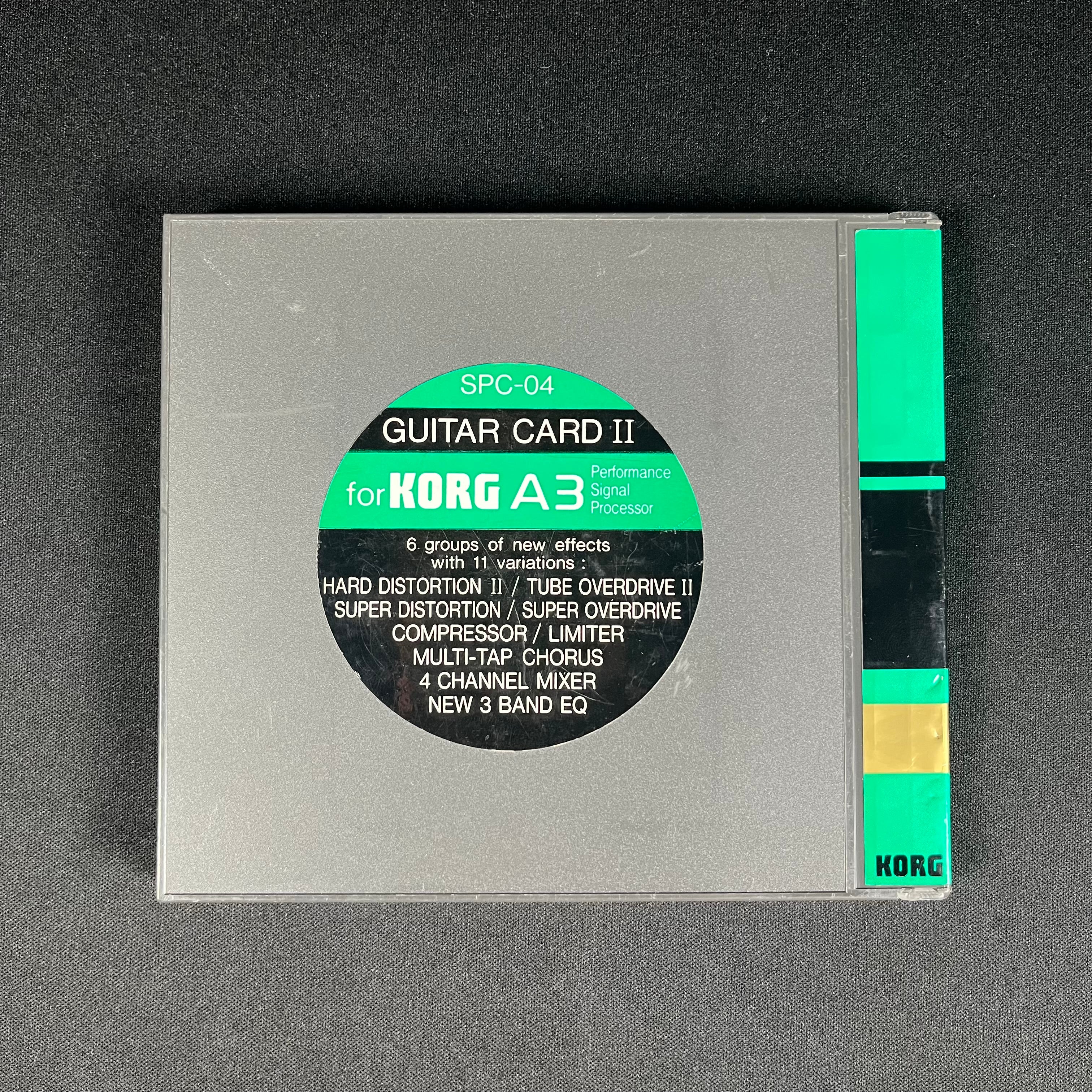 KORG A2 A3用 PRISM カード　値下げ中　レア Korg A2 / A3 | SPC-04 Guitar Card II